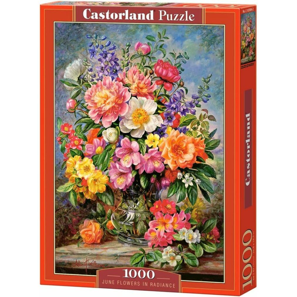 Puzzle „Barcelona Buntglasfenster“ – 1000 Teile, Inspiriert Vom Palau De La Música Catalana – Detailreiches Kunstpuzzle