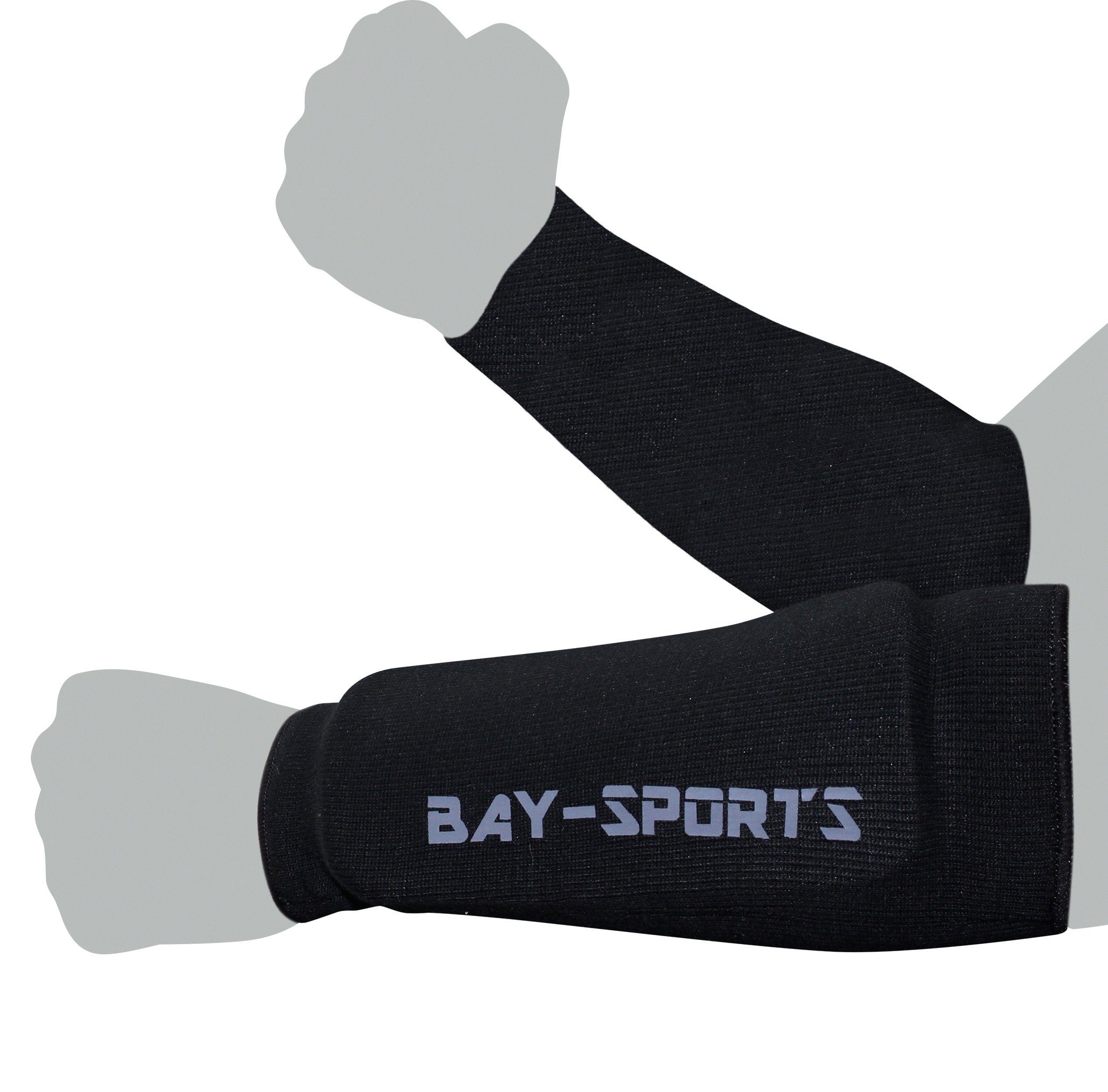 BAY-Sports Armschoner Unterarmschutz Unterarmschoner Unterarmschützer Unterarm IUM, Baumwolle, Waschmaschinenfest, Dauerelastisch, XS – XL