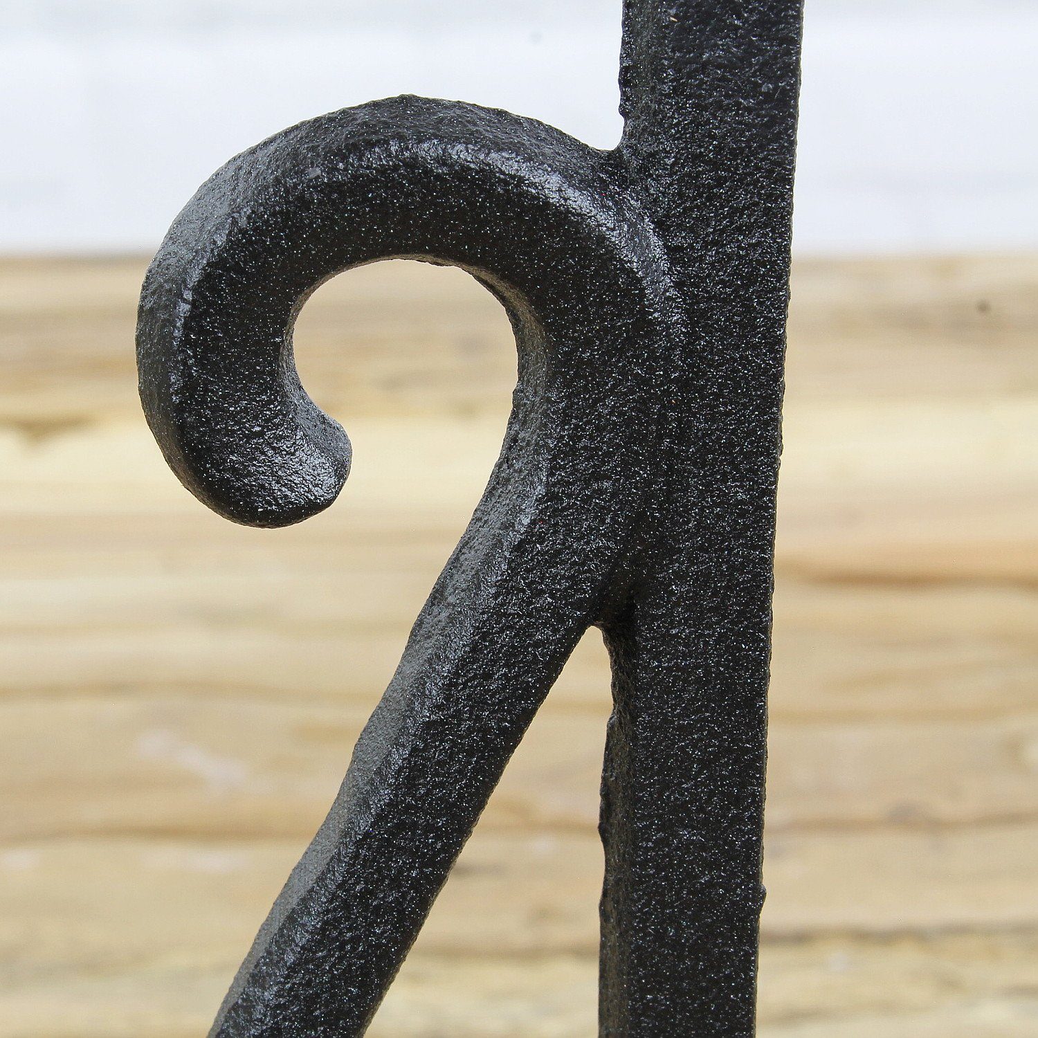 Macosa Home Blumenampel Wandhaken Metall schwarz günstig online kaufen
