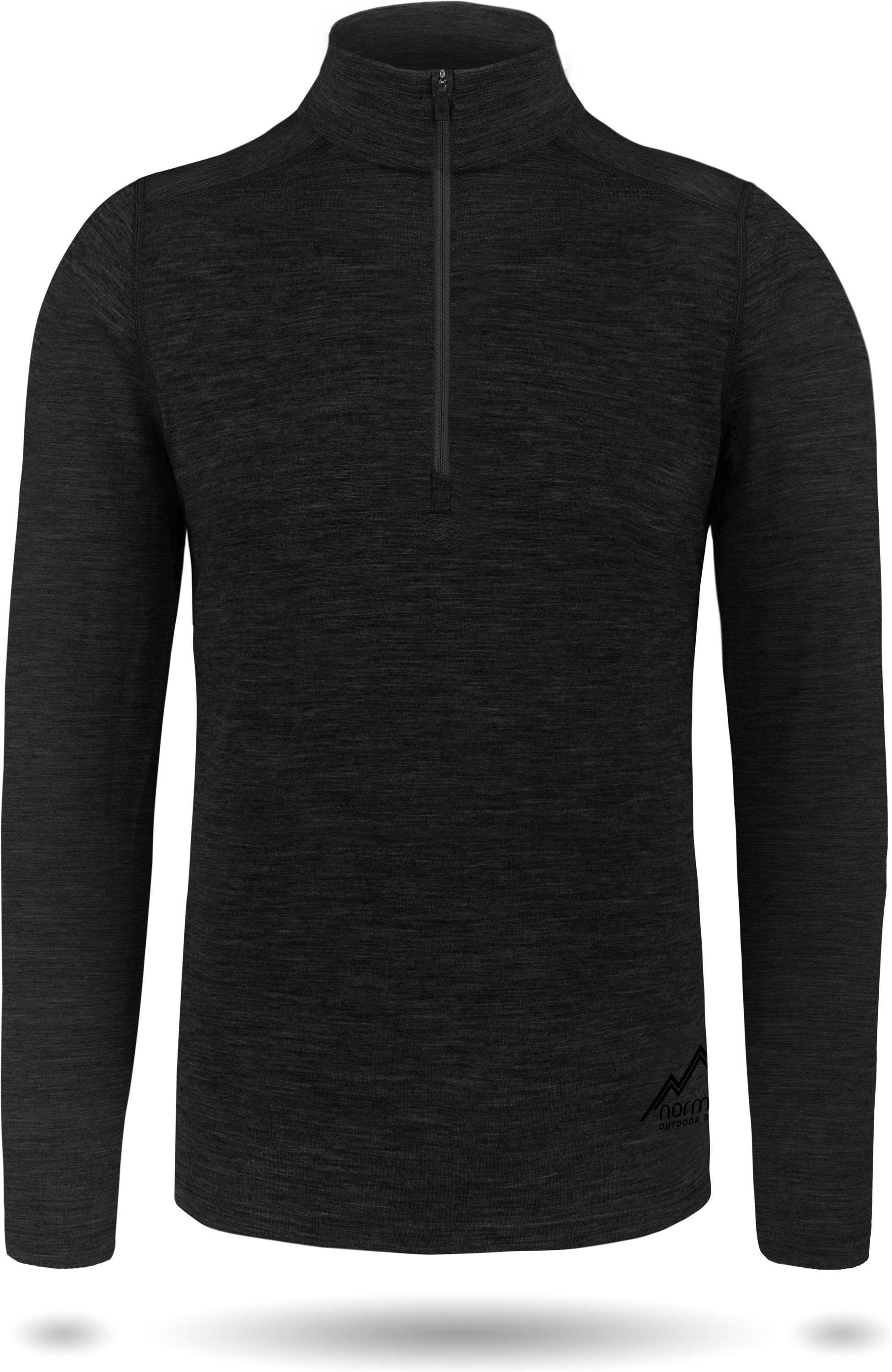 normani Thermounterhemd Herren Merino Langarmshirt und Hose 100 % Merinowolle - Skiunterwäsche Funktionsunterwäsche – Bild 3 von 5