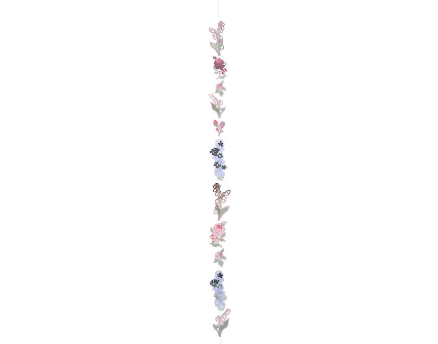 Rico Design Girlande Paper Poetry Genähte Girlande Vergiss-mein-nicht 2,3m