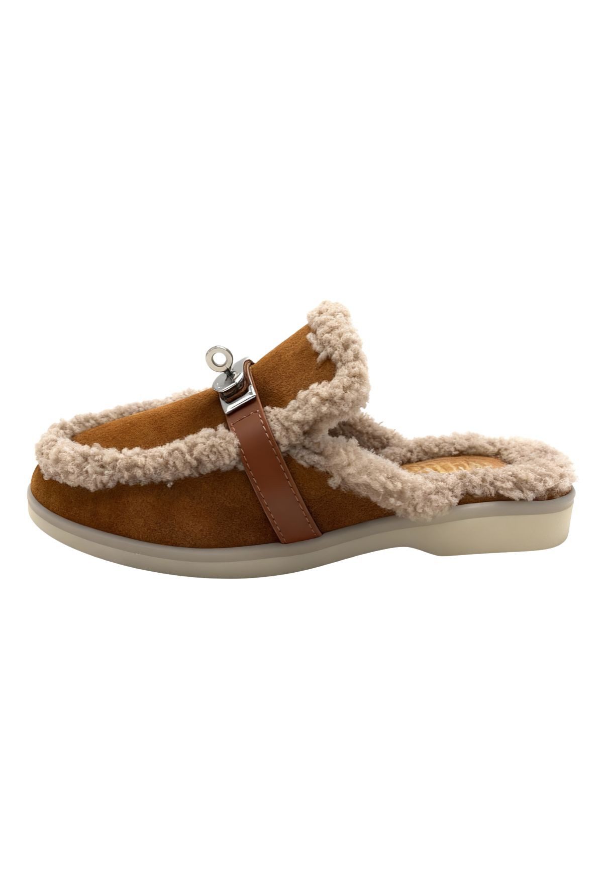 Hollert Mules Siena Lammfell-Mules Braun