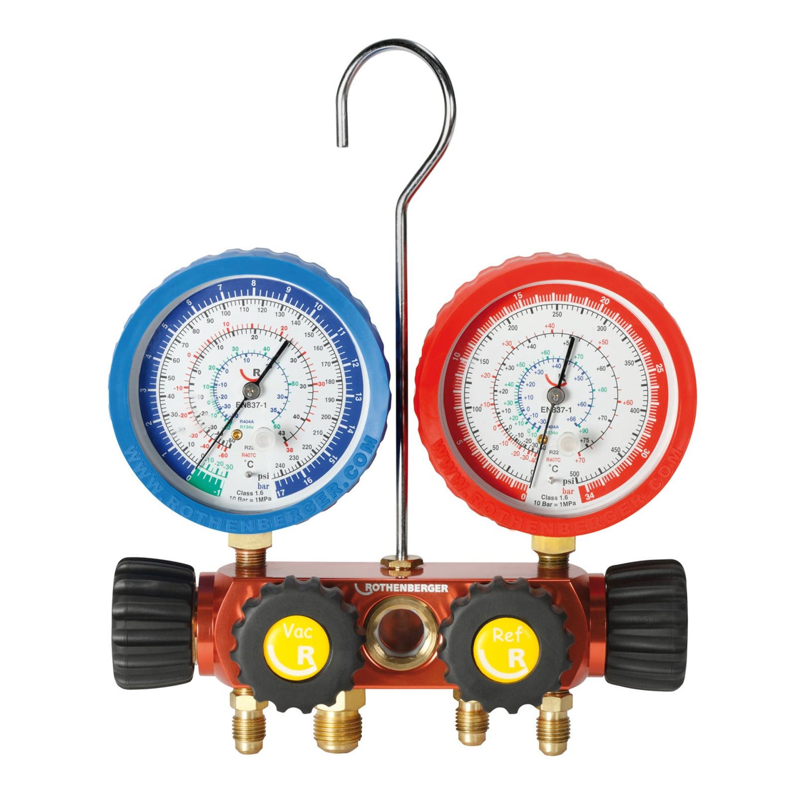 Rothenberger Kältemittel ROTHENBERGER Monteurhilfe-Set 4-Wege I Standard, R410A - 170606