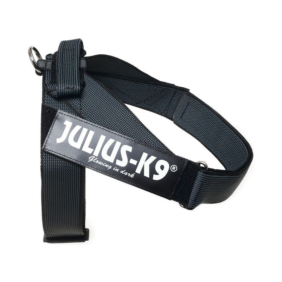 Julius-K9 Hunde-Powergeschirr Gurtbandgeschirr schwarz