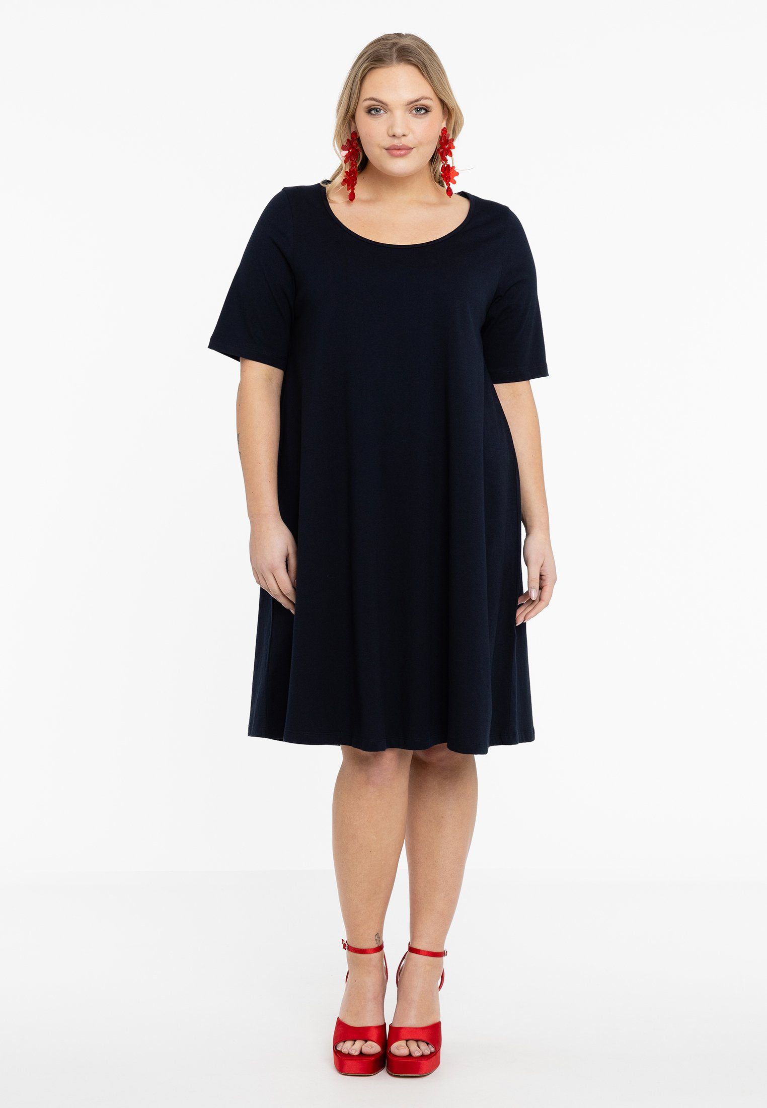 YOEK A-Linien-Kleid Damen Kleid Große Größen günstig online kaufen