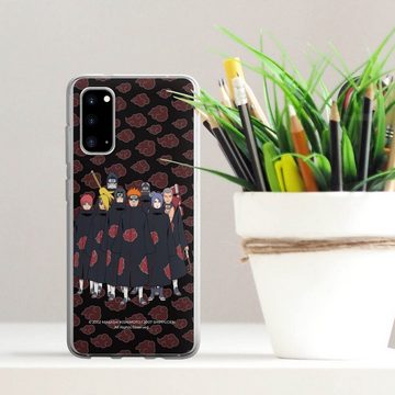 DeinDesign Handyhülle Akatsuki Naruto Shippuden Offizielles Lizenzprodukt Akatsuki Group, Samsung Galaxy S20 Silikon Hülle Bumper Case Handy Schutzhülle