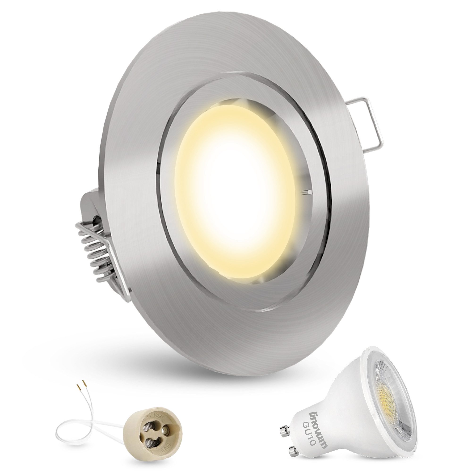 linovum LED Einbaustrahler LED Einbaustrahler warmweiss günstig online kaufen