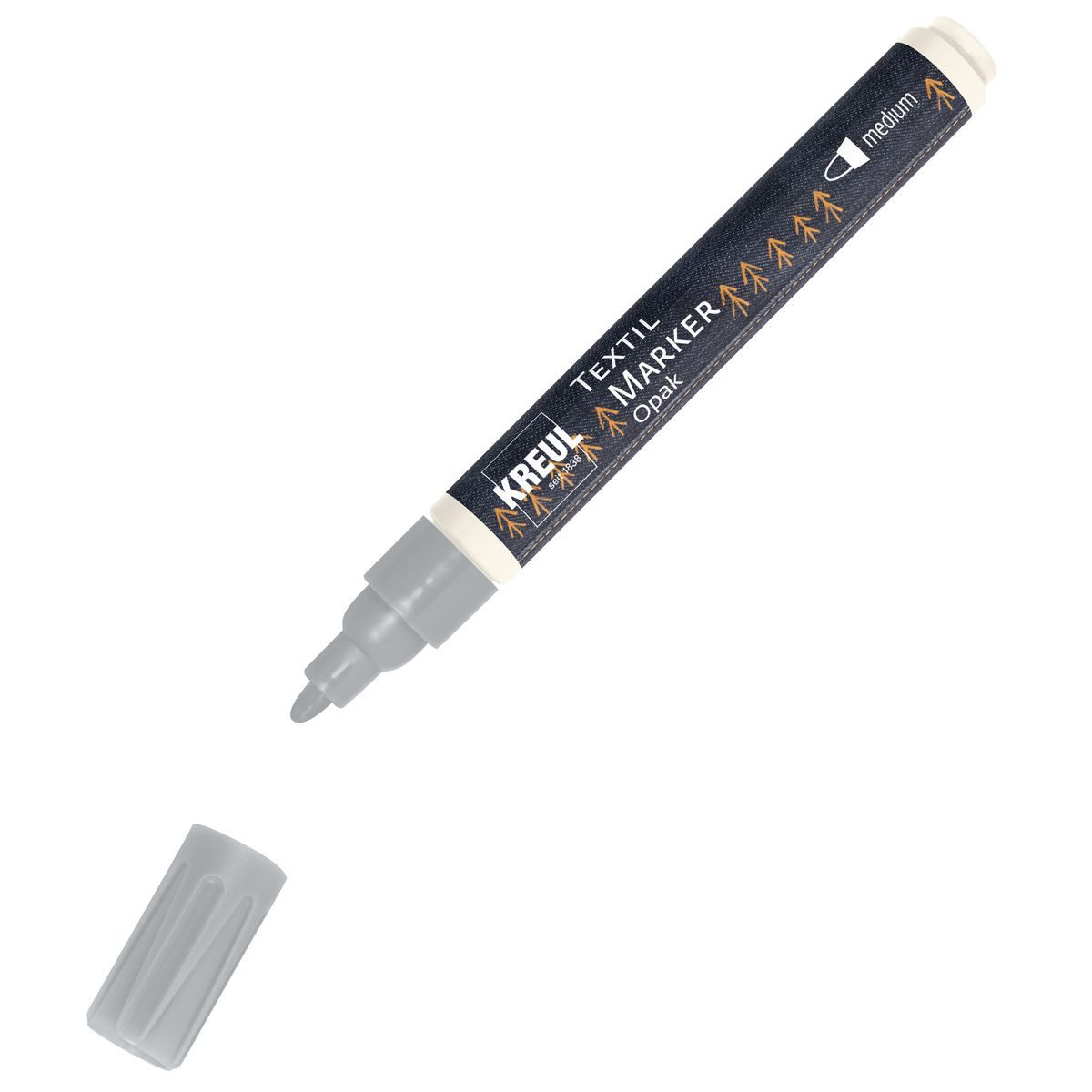 C. KREUL Textilmarker KREUL Textilmarker Opak medium silber