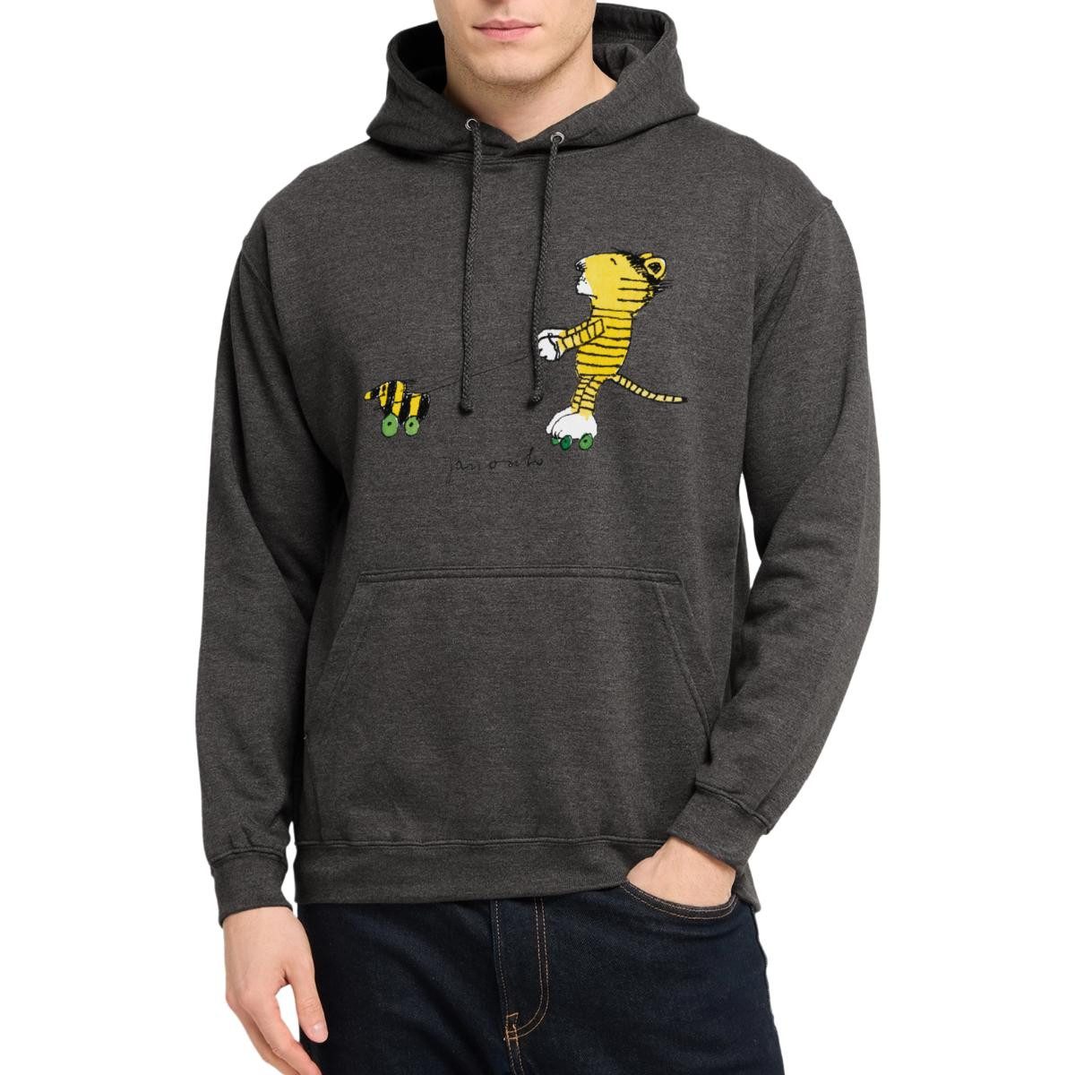 Spreadshirt Hoodie Janosch Tiger auf Rollschuhen Unisex Hoodie (1-tlg)