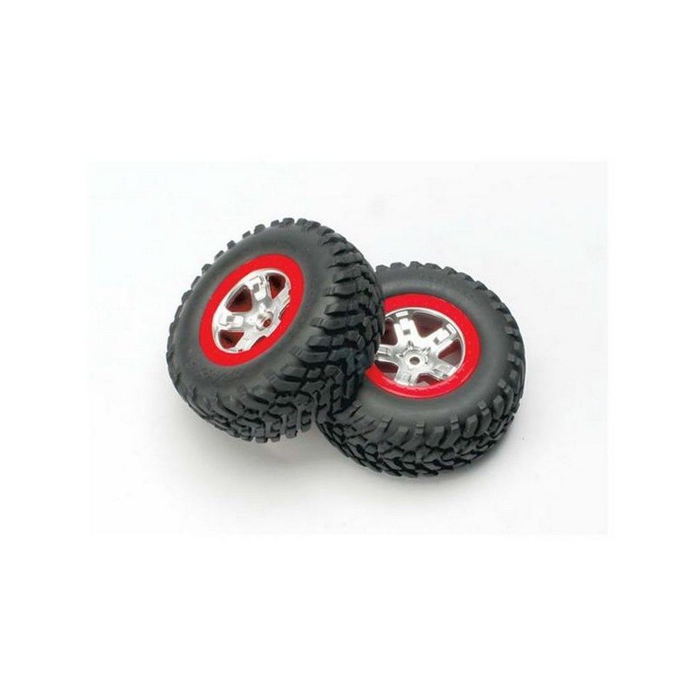 Modellbausatz 5873A Reifen+Felge montiert hinten