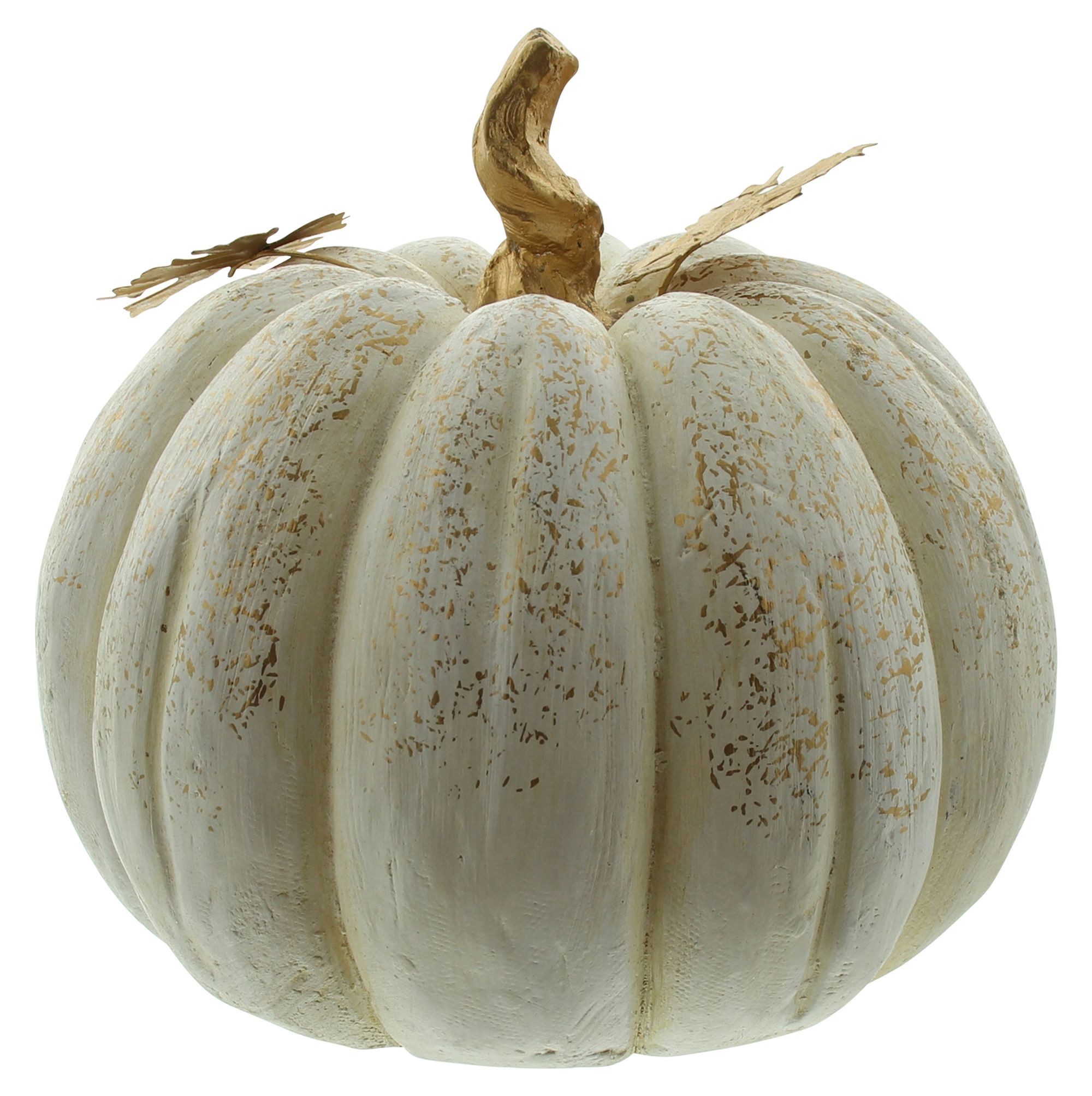 Frank Flechtwaren Dekofigur, Kürbis White groß