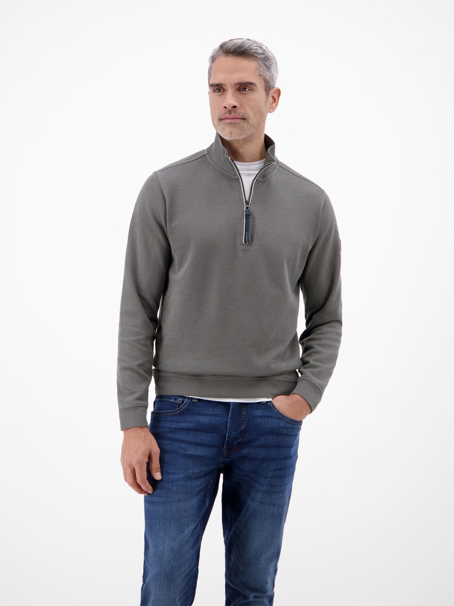 LERROS Sweatshirt Troyer in hochwertiger Sweatqualität Hochwertige Qualität günstig online kaufen