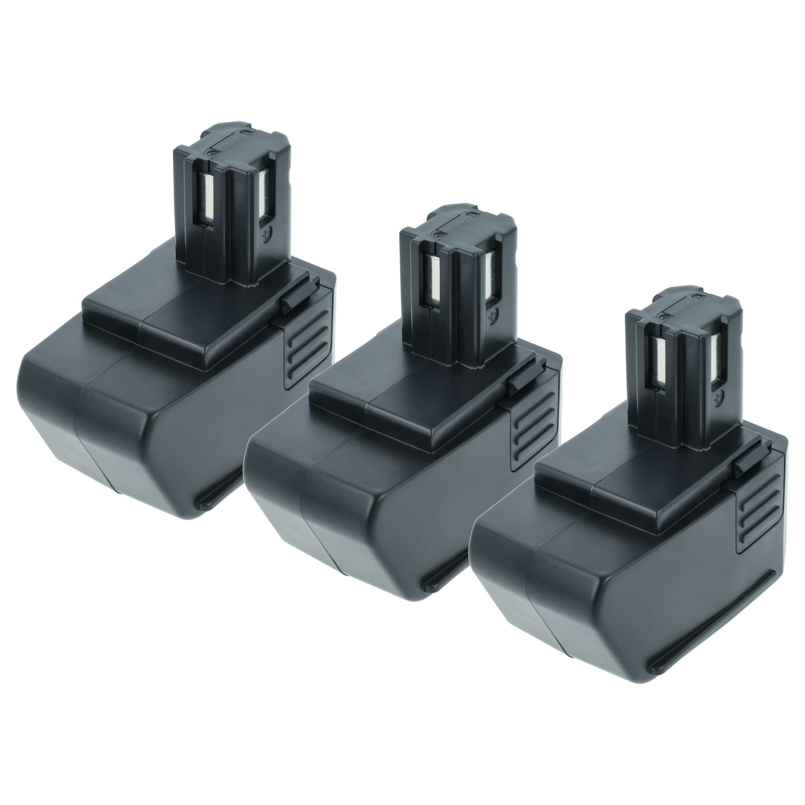 vhbw Akku Ersatz für Hilti SPB105, 265605, 334584, 315078, SBP10 für Akku Akku NiMH 2100 mAh (9,6 V, 3 St), Leistungsfähige Austausch-Akkus für Werkzeug Powertools wie
