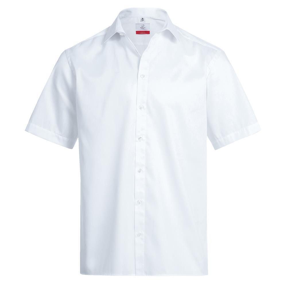GREIFF Kurzarmhemd Greiff Corporate Hemd PREMIUM Herren OEKO TEX® Comfort Fit Weiß