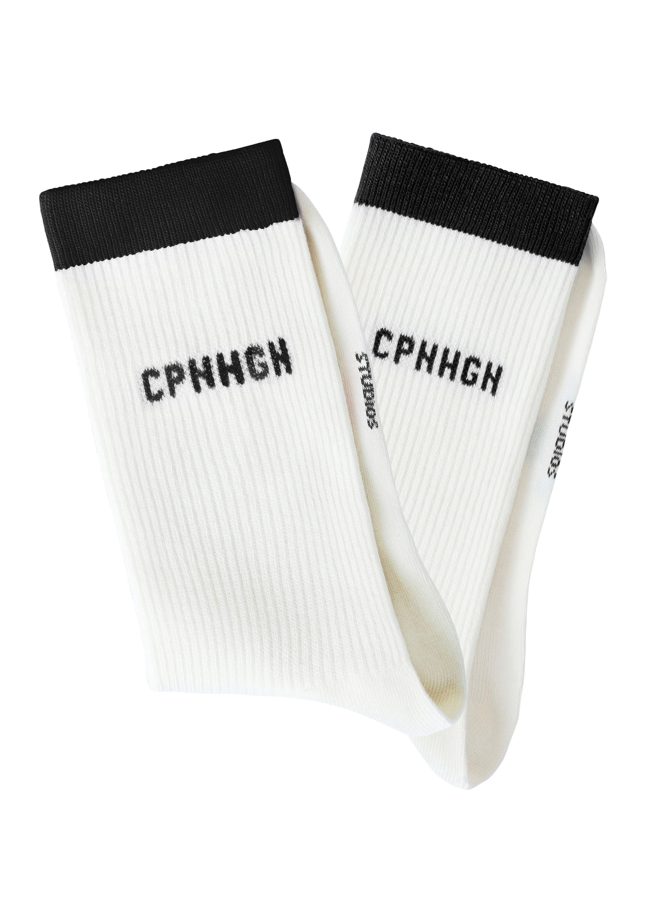 Copenhagen Studios Tennissocken (Packung, 2-Paar) mit kontrastfarbenem Bund günstig online kaufen