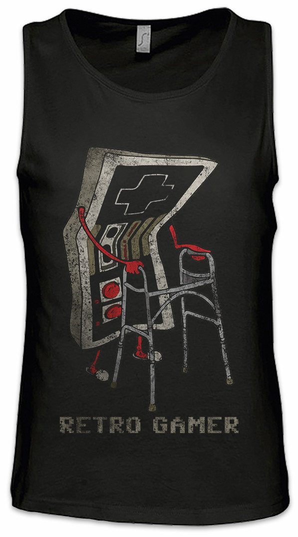 Tanktop Retro Gamer Ärmelloses T-Shirt Gaming Admin PC Informatik Informatiker