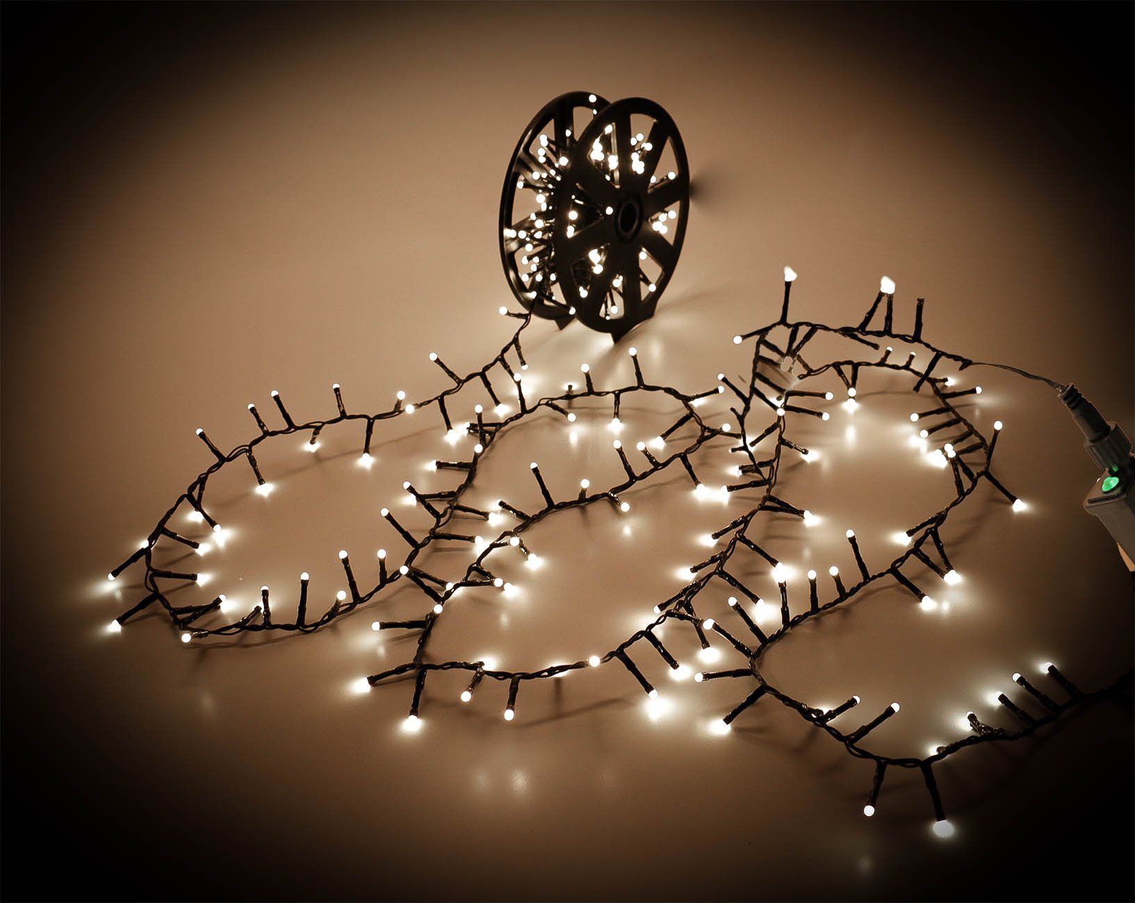 Bubble-Store LED-Lichterschlauch LED-Lichterkette, 350 LED´s warmweiß, Lichterschlauch für Innen Außen, Weihnachtsdeko