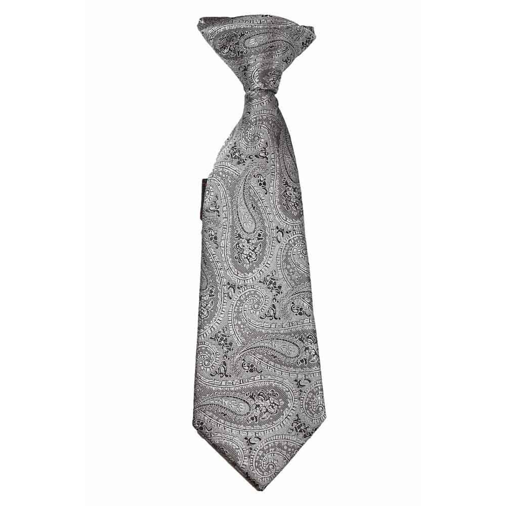 (Set, Jungenweste mit Malone Paul und 3-tlg., Festliche Krawatte) Weste, KV30-Krawatte Anzugweste Kinder Hemd silber Weste grau Kinderweste Anzug