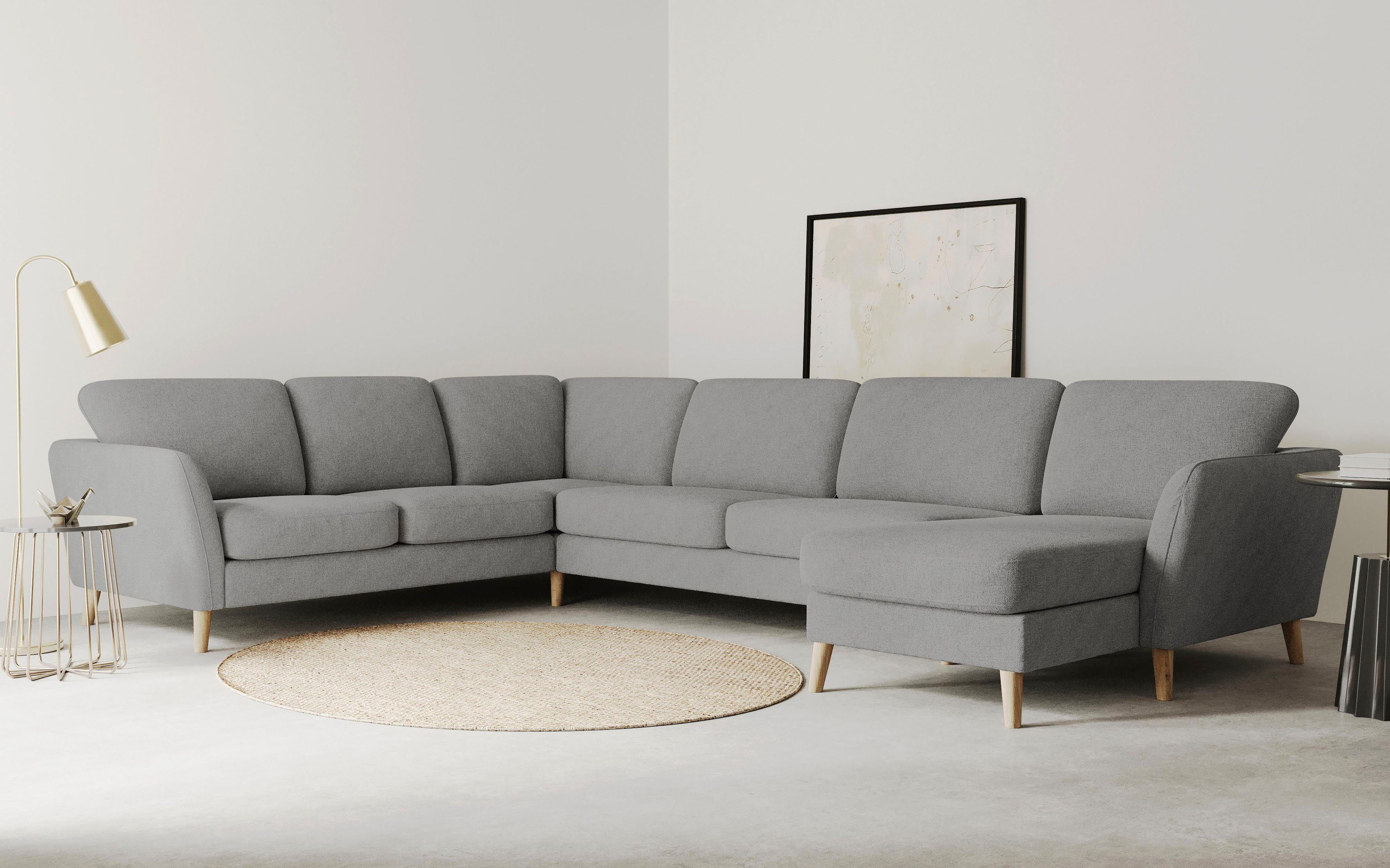 Home affaire Wohnlandschaft MARSEILLE XXL 349cm, günstig online kaufen