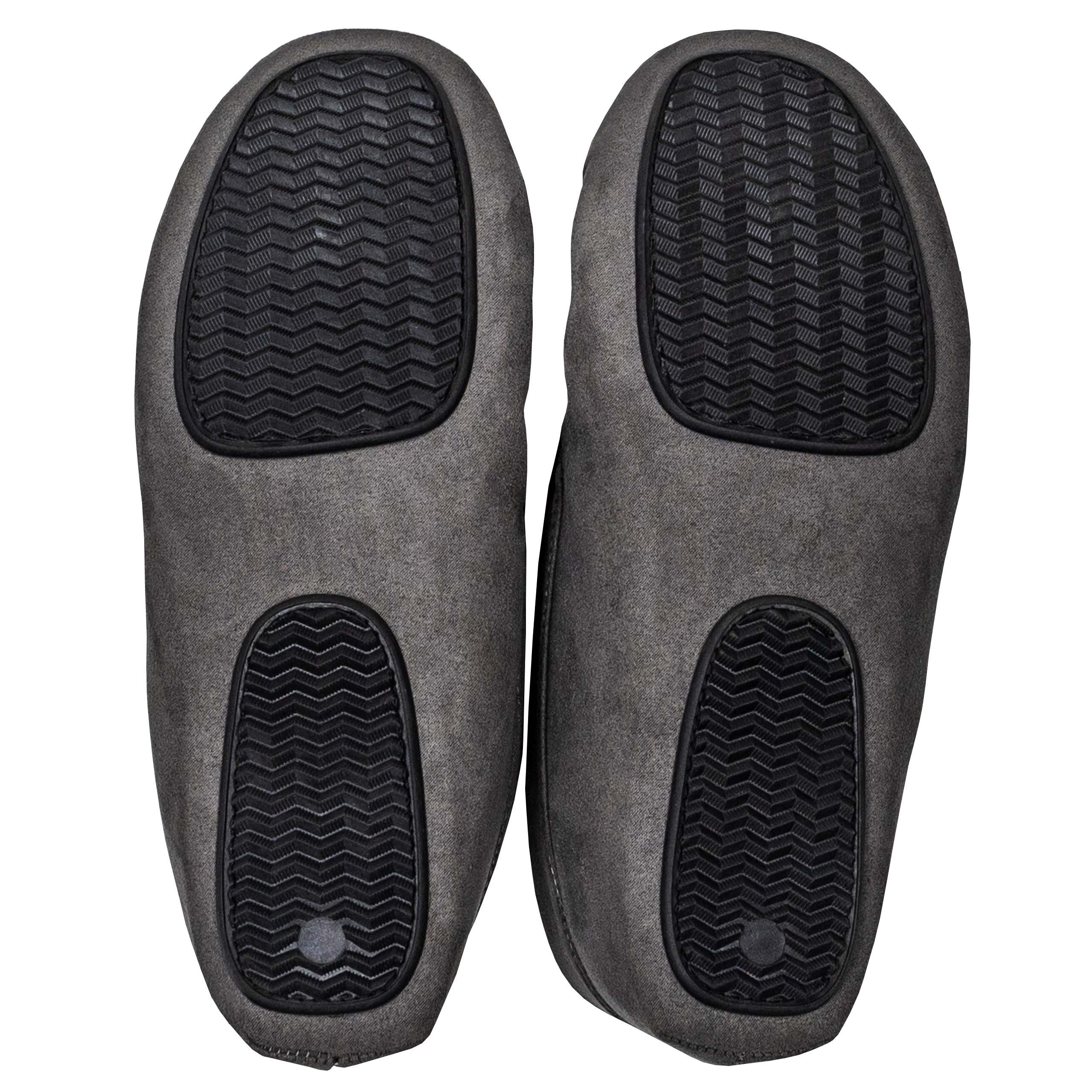 kamelshopping Herren Hausschuhe / Mokassins aus Textil Hausschuh mit Innenfutter, leichter und schlichter Schuh