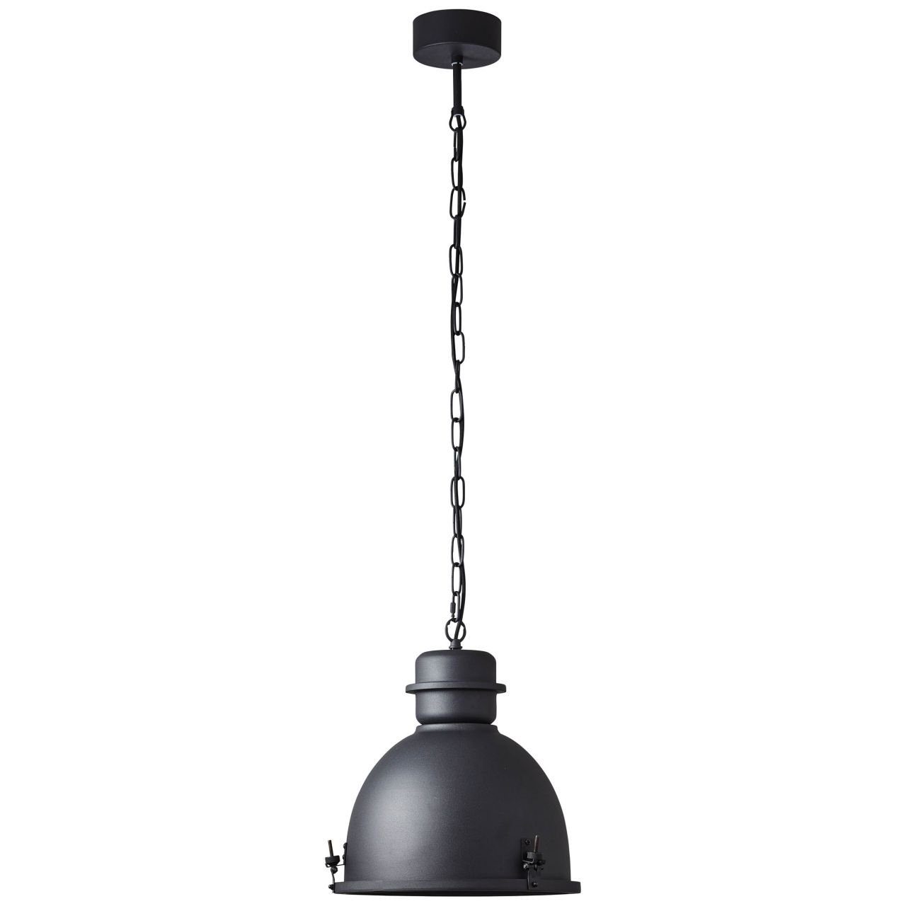 Brilliant Pendelleuchte Kiki, Lampe, Pendelleuchte korund, schwarz Kiki A60, E27, 52 1x Metall, 35cm