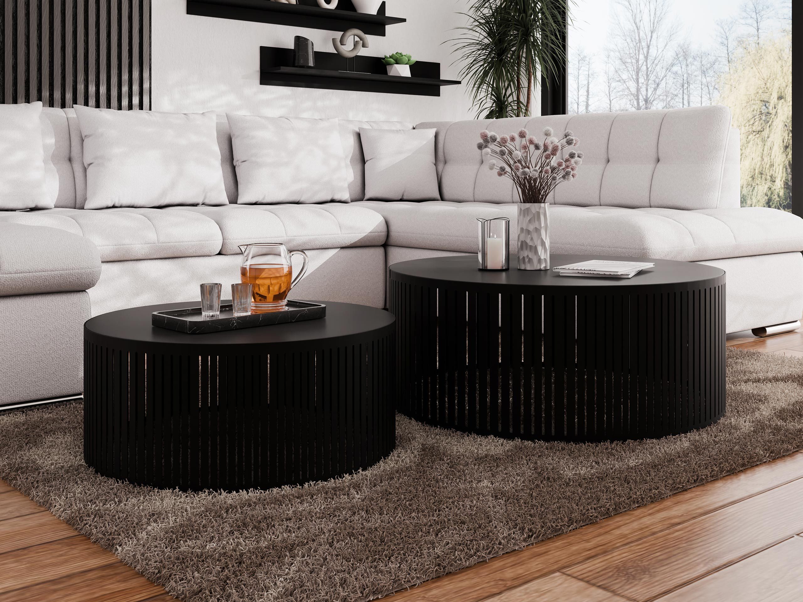 MIRJAN24 Couchtisch Velede (2er-Set), Gestell aus günstig online kaufen