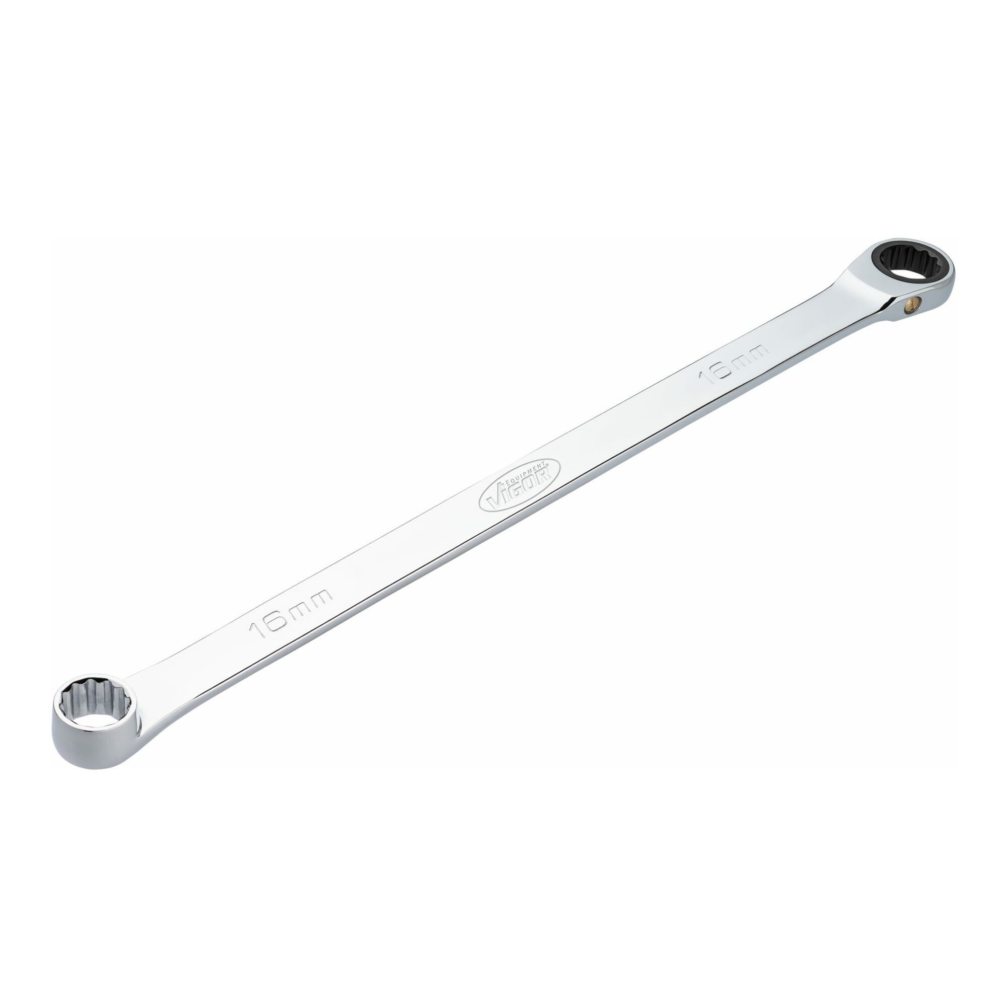 VIGOR Ratsche VIGOR Ratschen-Ringschlüssel, extra lang, V7031-16, SW 16 mm