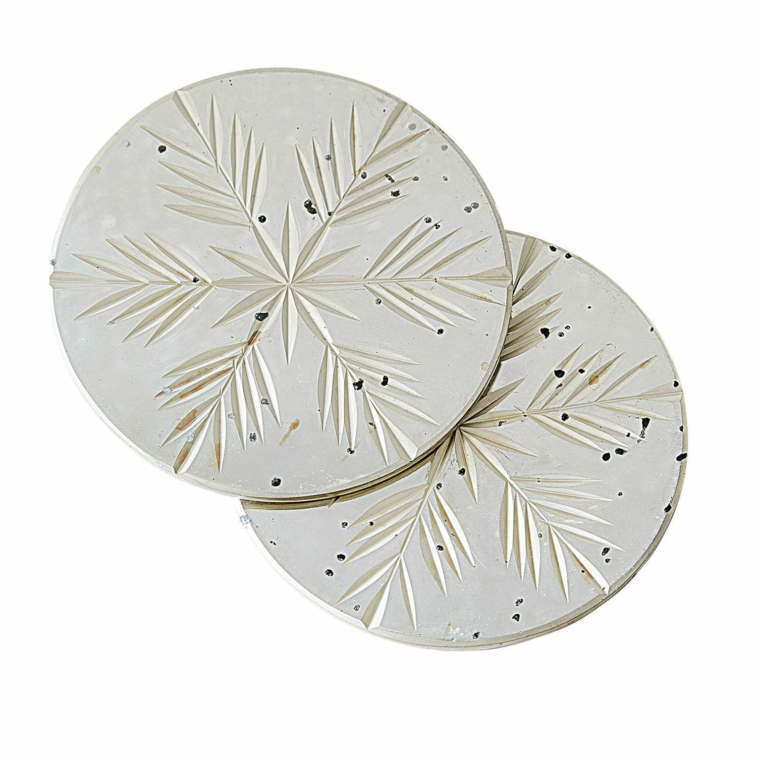 Mirabeau Getränkeuntersetzer Untersetzer 2er Set Angeloi silber