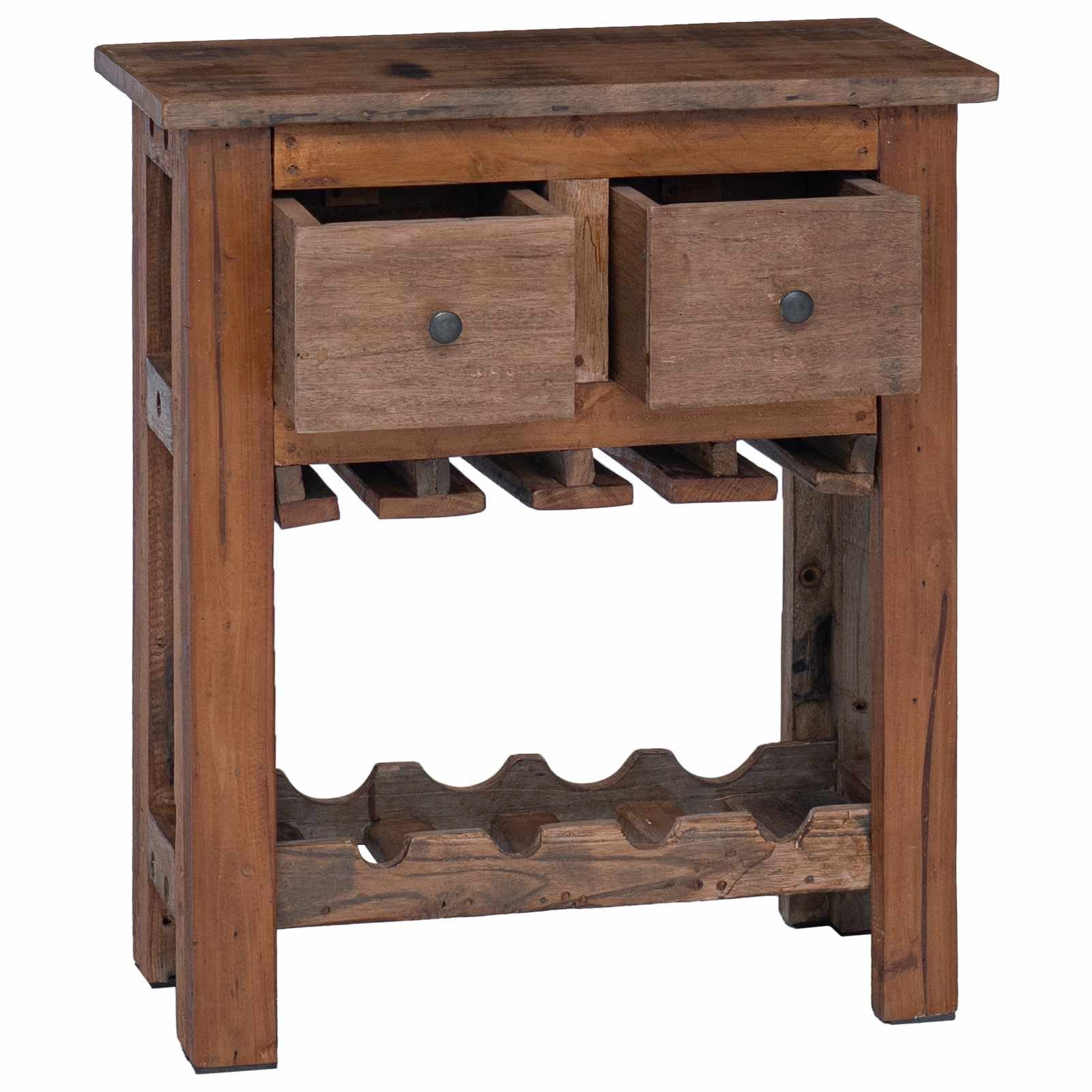 vidaXL Küchenorganizer-Set Schrank Braun 60 x 30 x 70 cm Massives upgecyceltes Holz, (1-tlg)