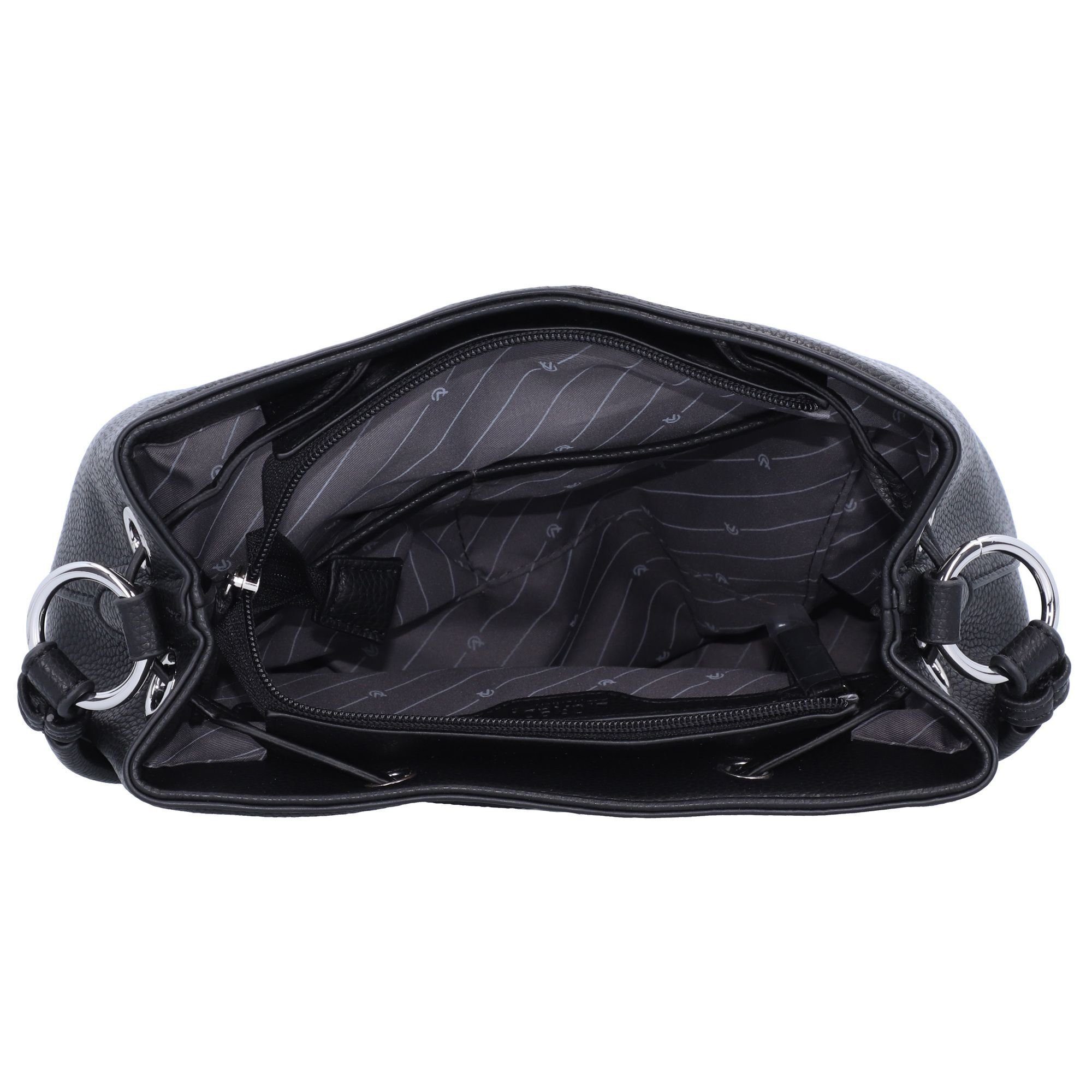 L. CREDI Beuteltasche Ebony, Polyurethan