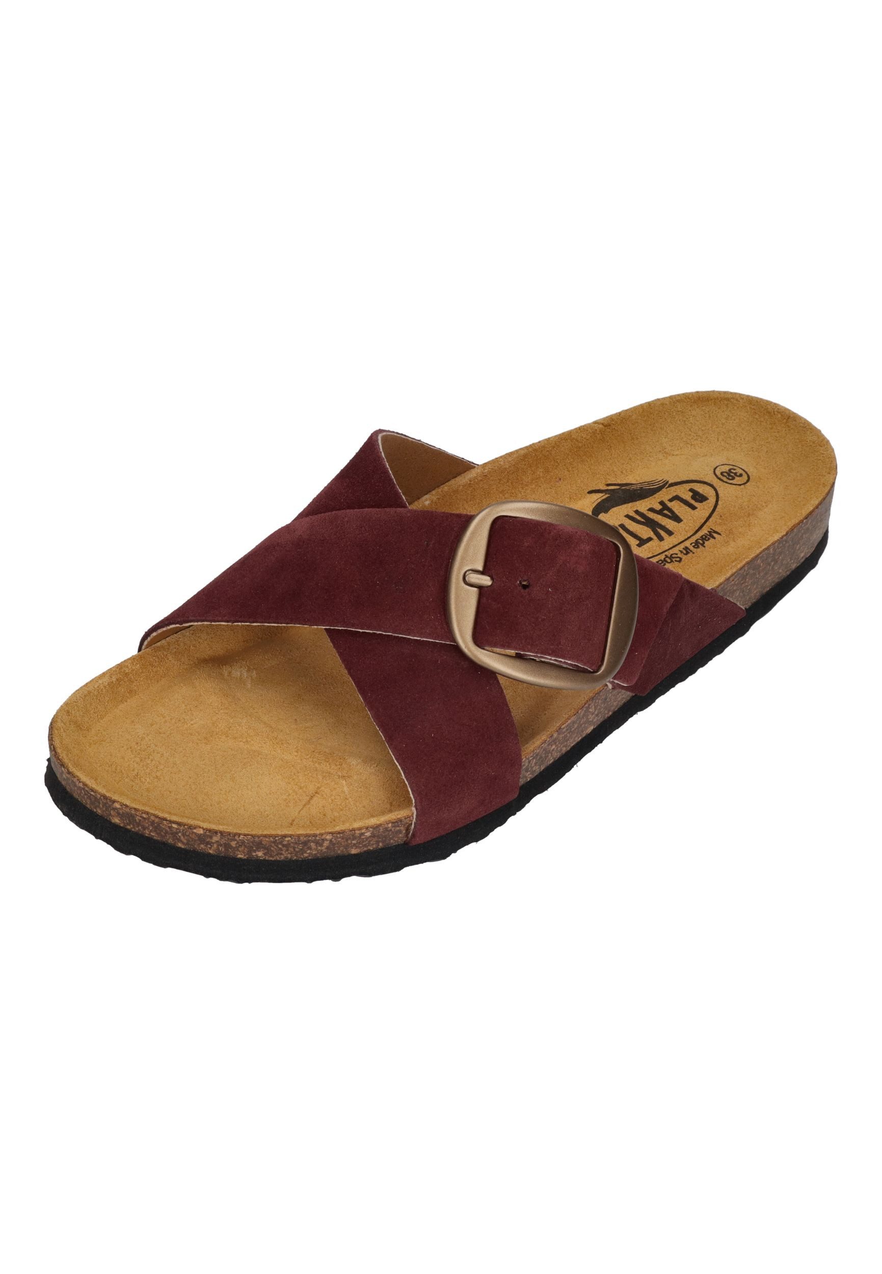 Plakton BRAMMA Pantolette Granate