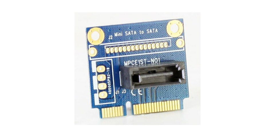 MiniPC.de mSATA zu SATA Adapter (Standard SATA an MiniPCI-E mSATA) Computer-Adapter