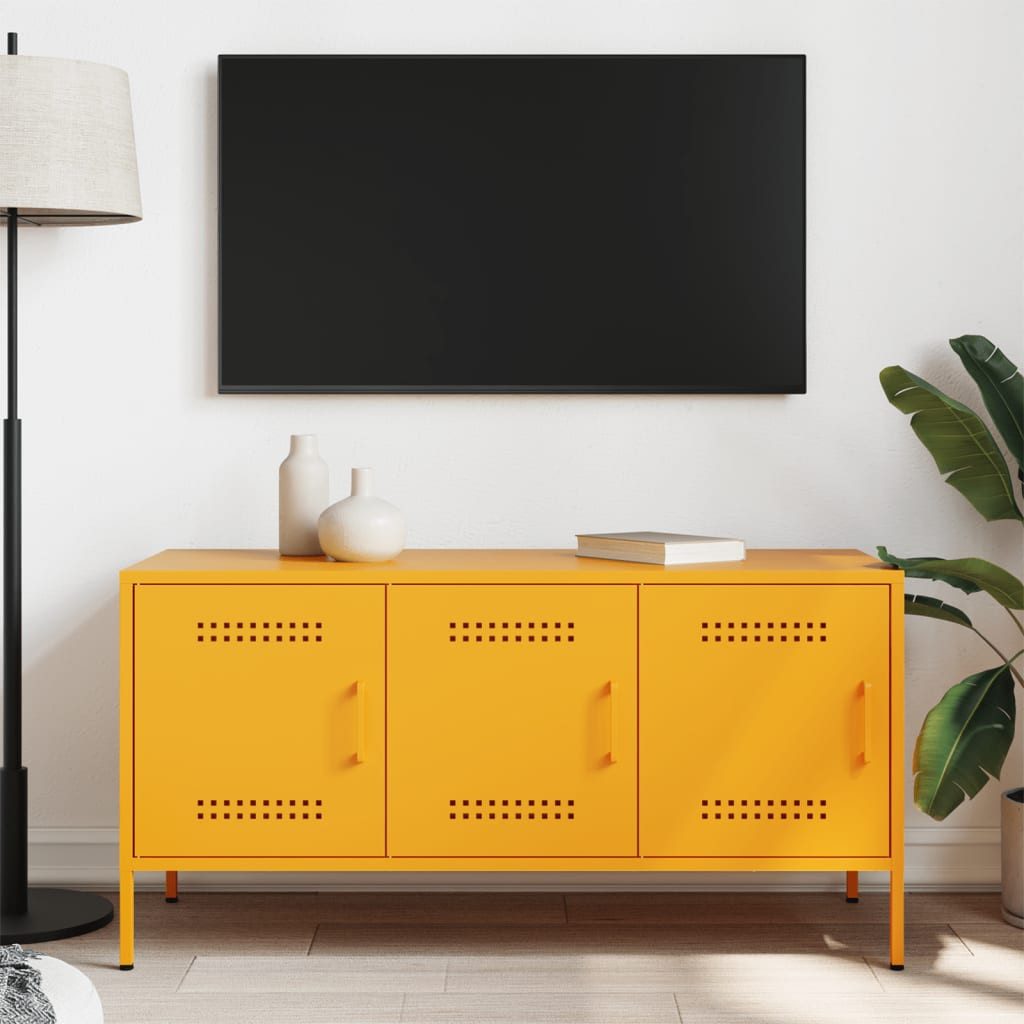 vidaXL TV-Schrank TV-Schrank Senfgelb 100,5x39x50,5 cm günstig online kaufen