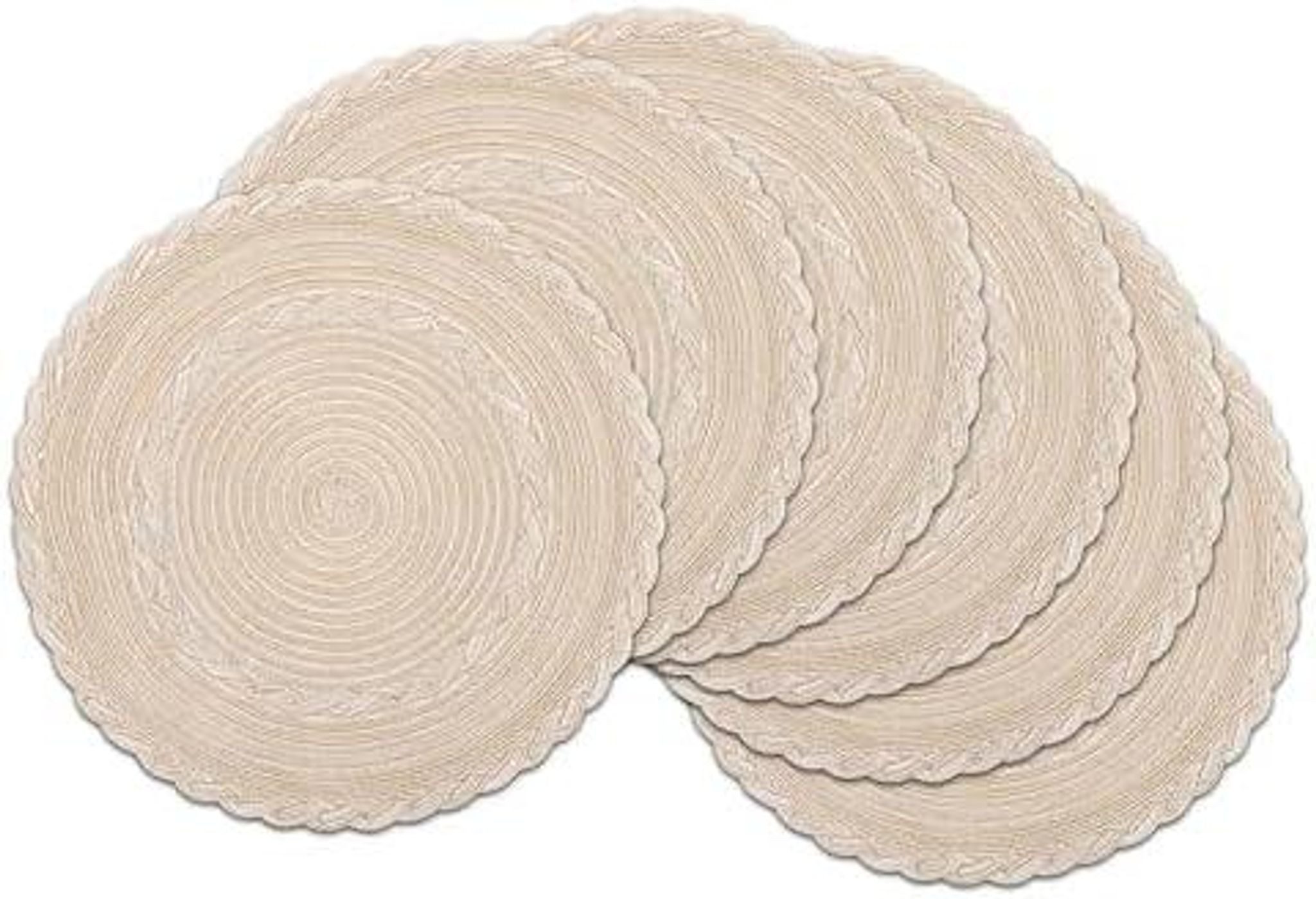 FELIXLEO Tischsitz Abwaschbare Tischsets aus geflochtenem Material sind sehr pflegeleicht, (1-tlg)