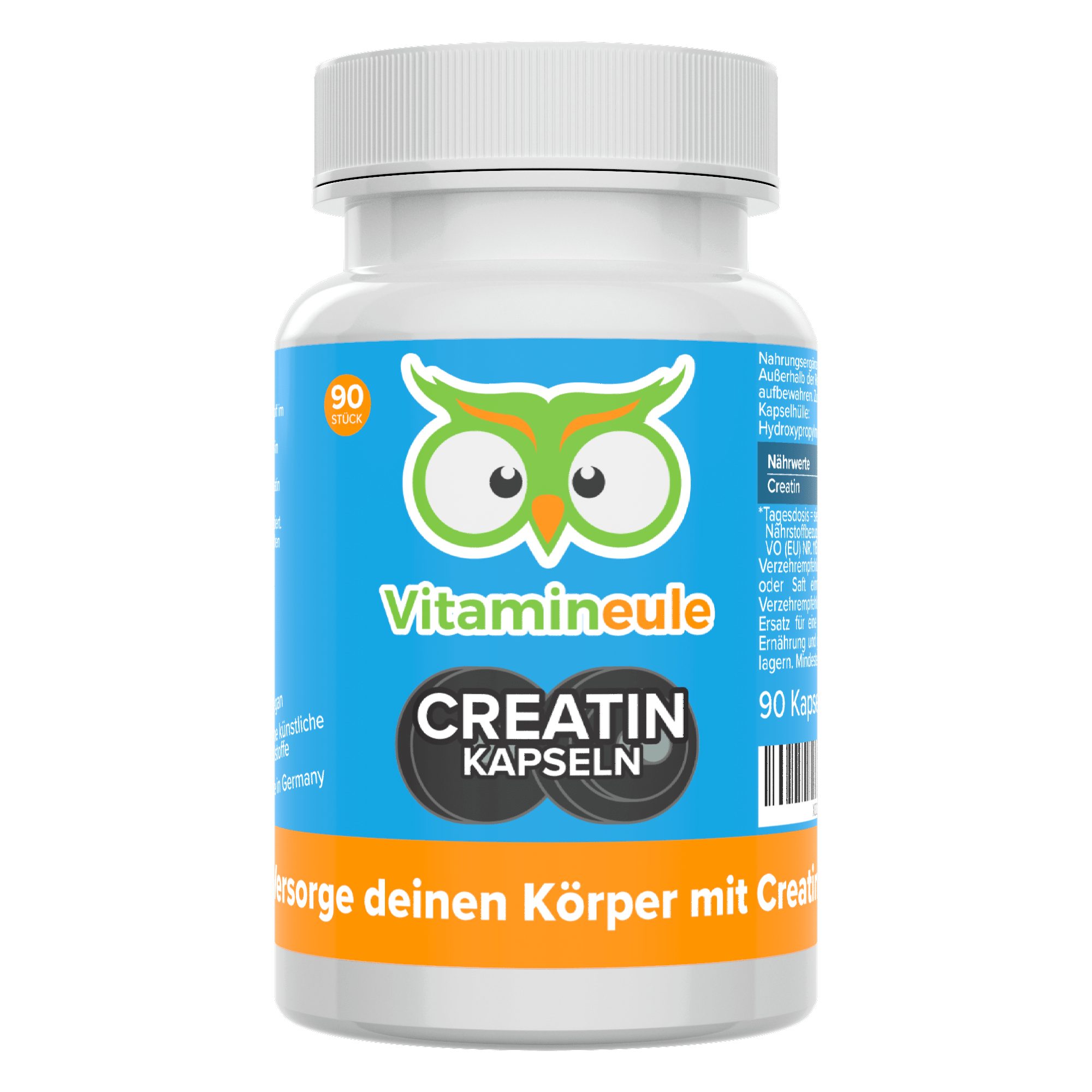 Creatin Kapseln - 450 mg aus Creatin Monohydrat - Kapsel