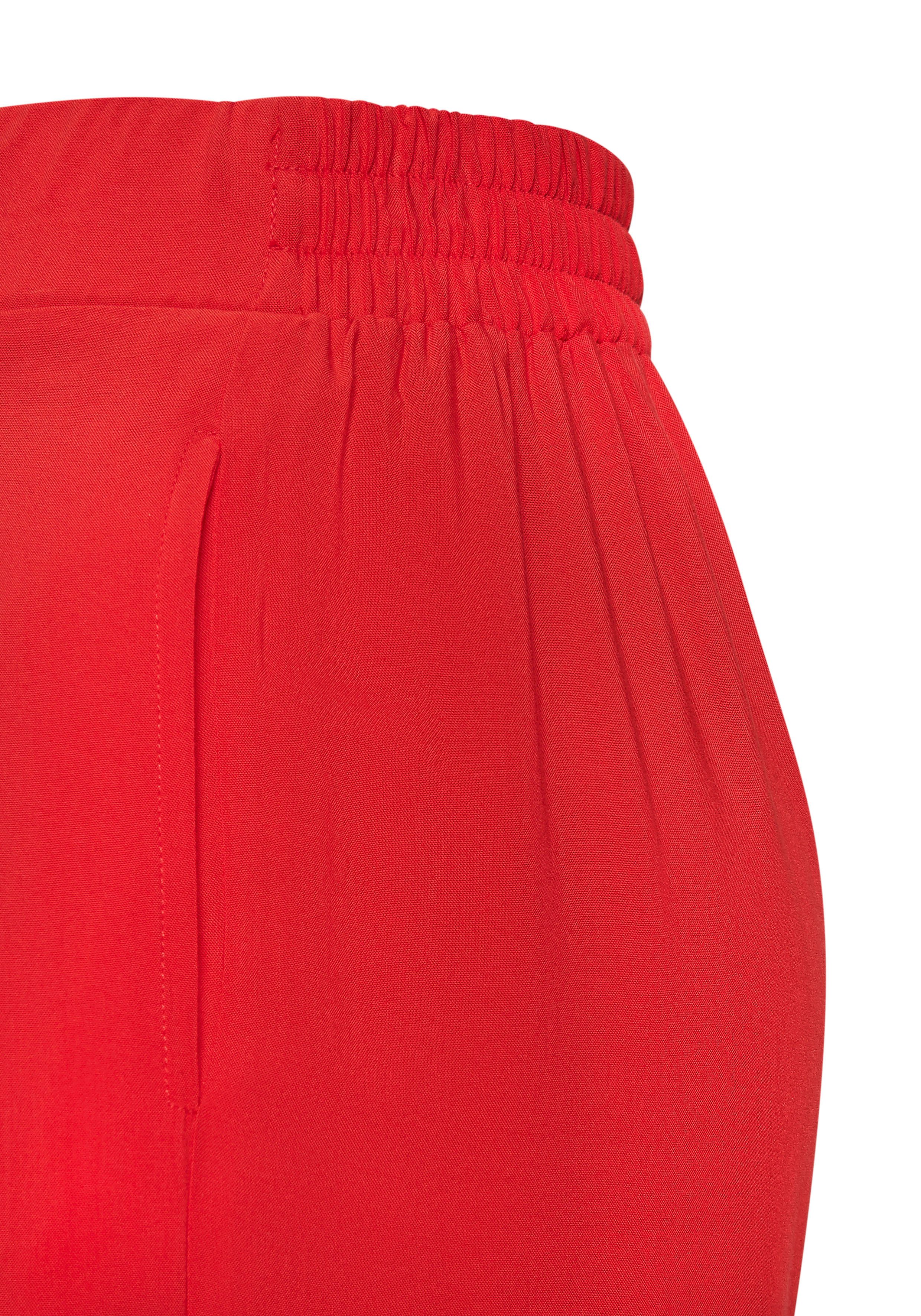 Buffalo Palazzohose mit Seitennahttaschen, leichte Sommerhose, Wide-Leg-Hose aus Webware
