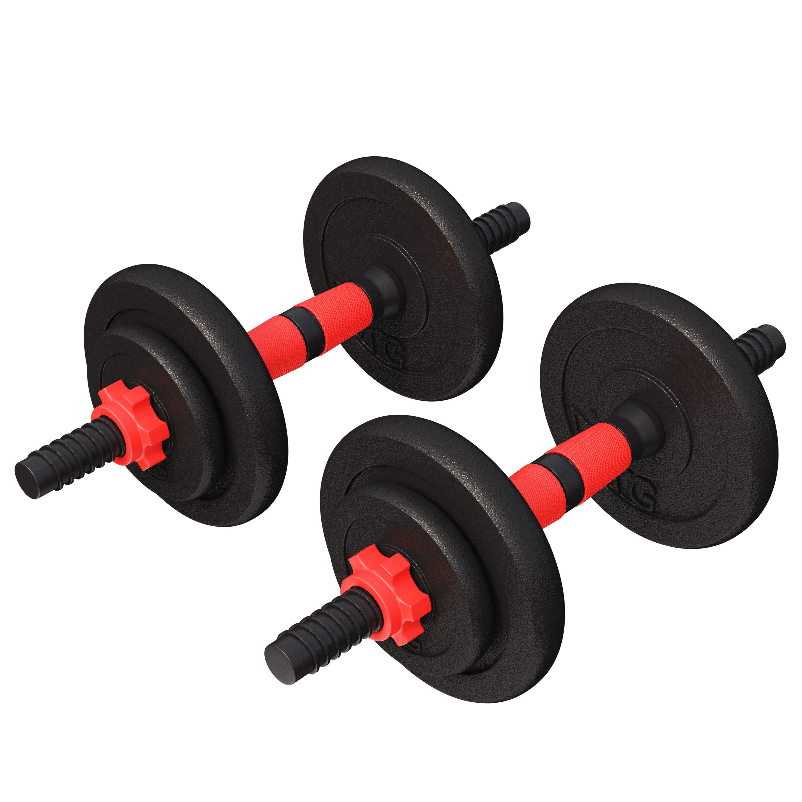 Hantel-Set Kurzhanteln 2er Set - 15kg/20kg/25kg/30kg Gewichte, Krafttraining