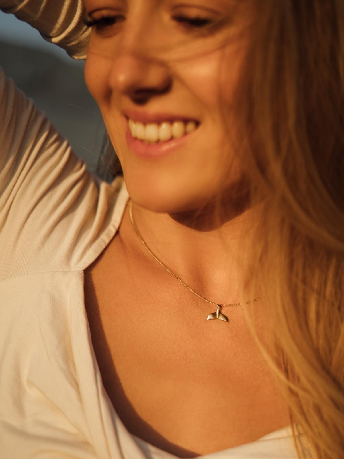 My Gold Kettenanhänger Whale - Damen & Mädchen Walflosse Orca Anhänger Gold 333 (8 Karat) (Set, 1-tlg., inkl. Schmuckbox), Geschenke