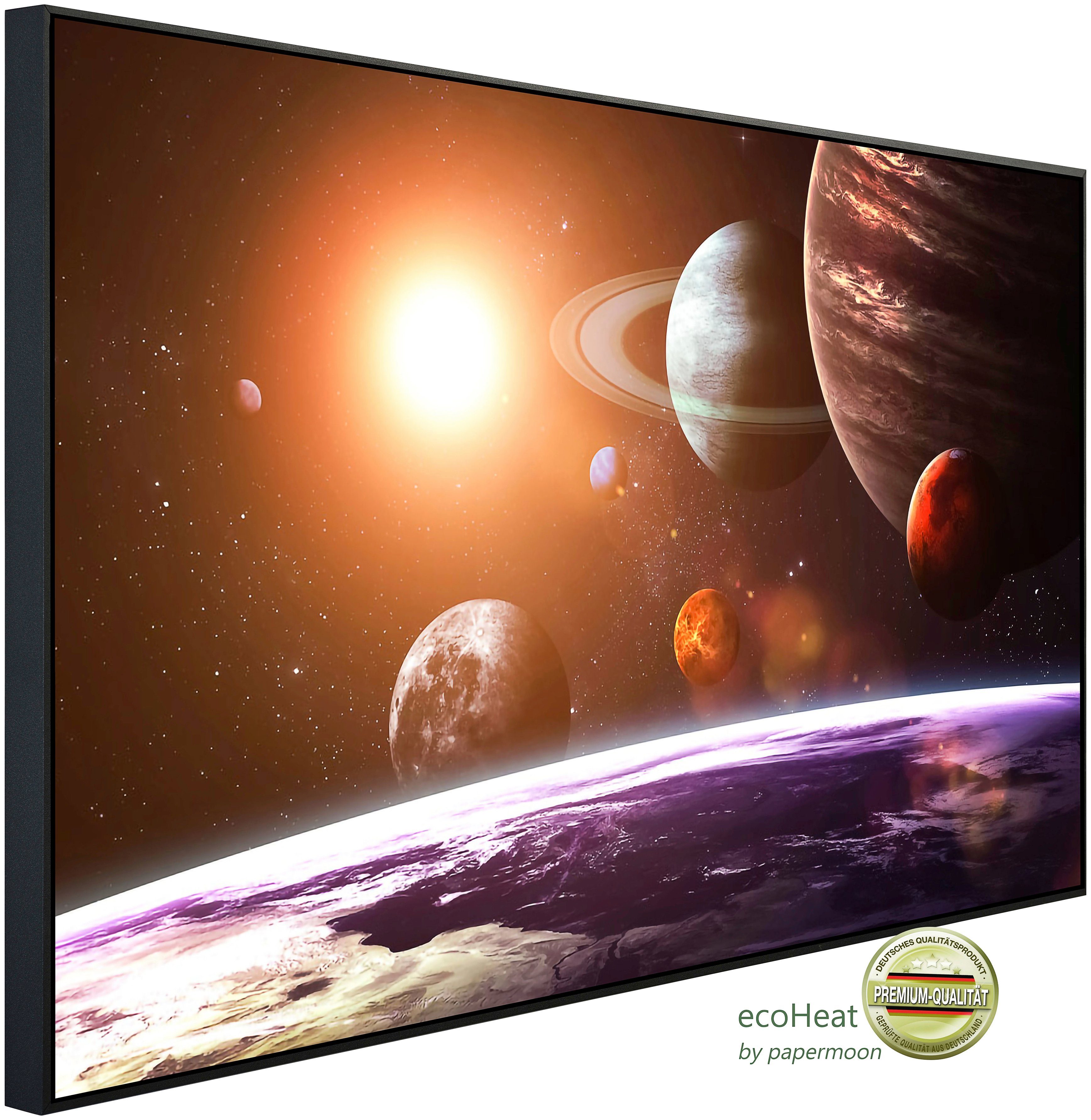 Infrarotheizung Universum mit Planeten