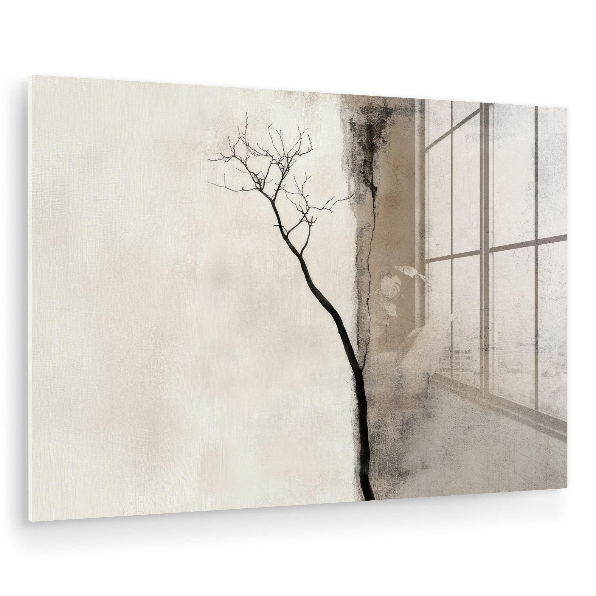 MuchoWow Acrylglasbild Wabi sabi - Pflanze günstig online kaufen