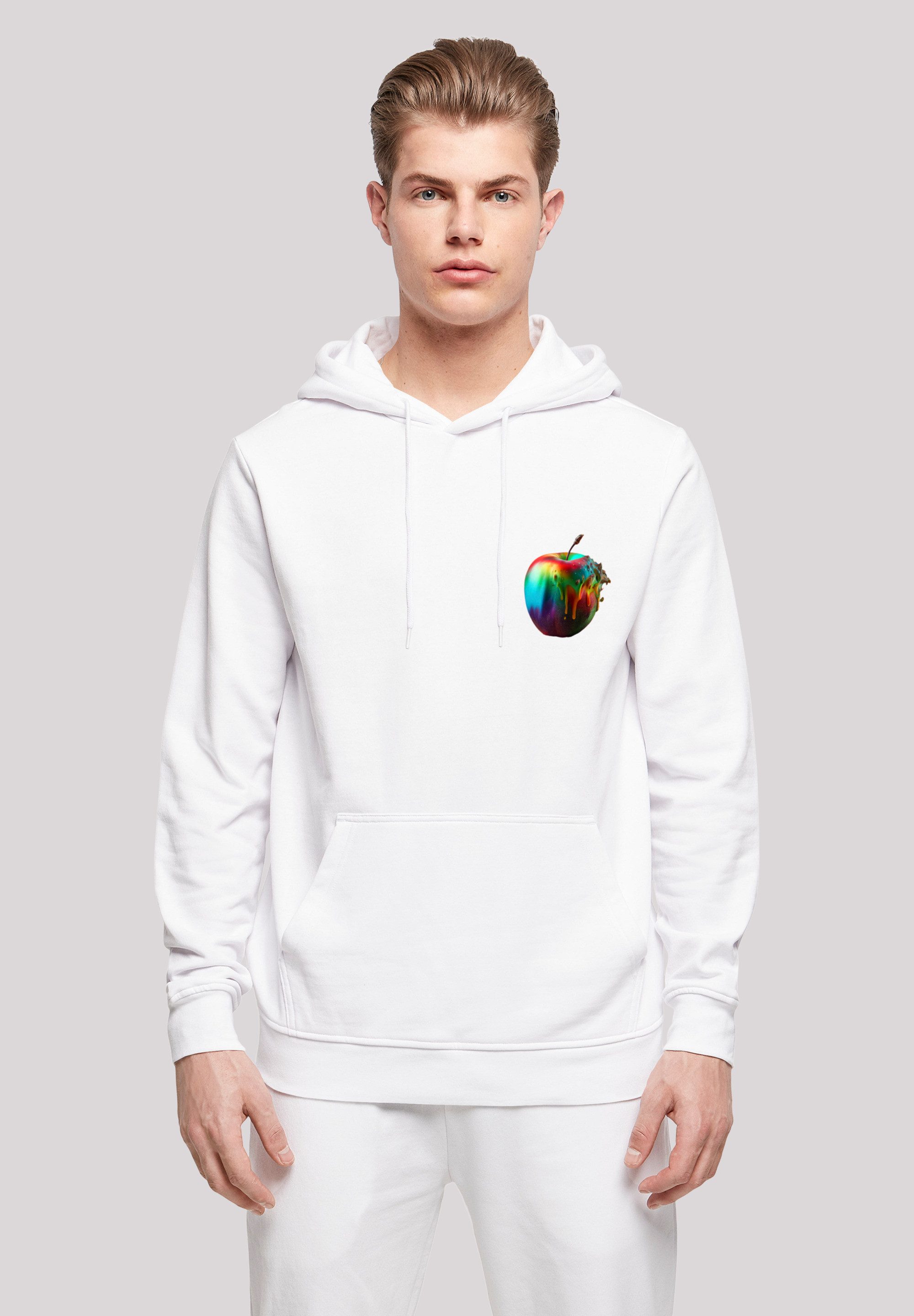 F4NT4STIC Kapuzenpullover "Colorfood Collection - Rainbow Apple", Print günstig online kaufen
