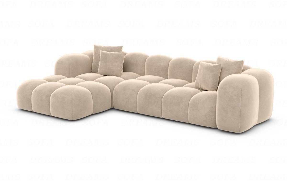 Sofa Dreams Ecksofa Stoffsofa Eckcouch Polster Eck Sofa Formentera L Form k günstig online kaufen