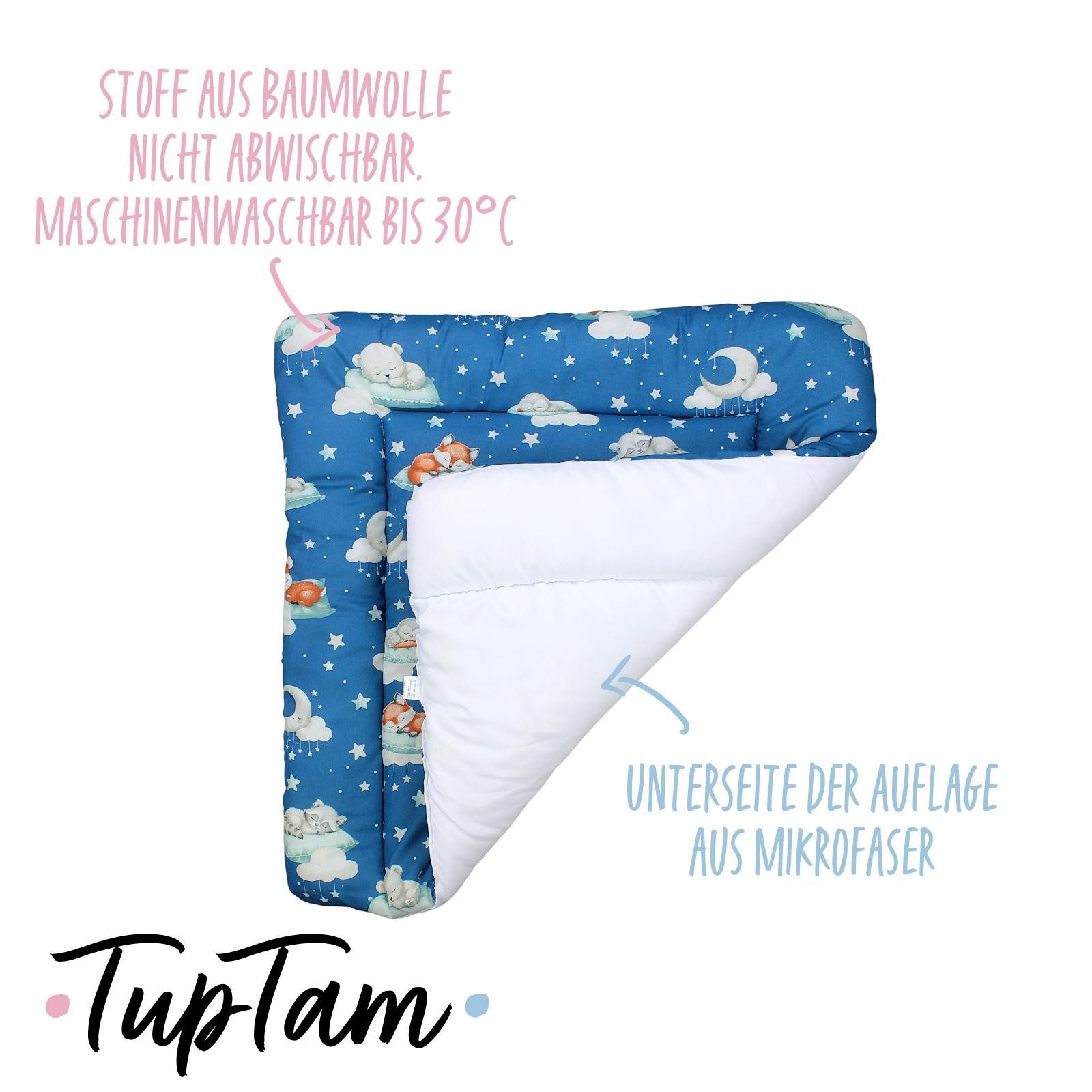 TupTam Wickelauflage TupTam Baby Wickeltischauflage mit Baumwollbezug Gemustert