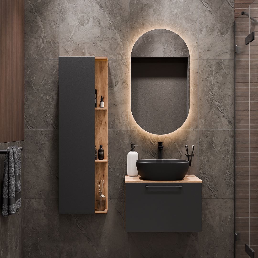 Planetmöbel Badmöbel-Set Astra, (Badezimmer Möbel im günstig online kaufen