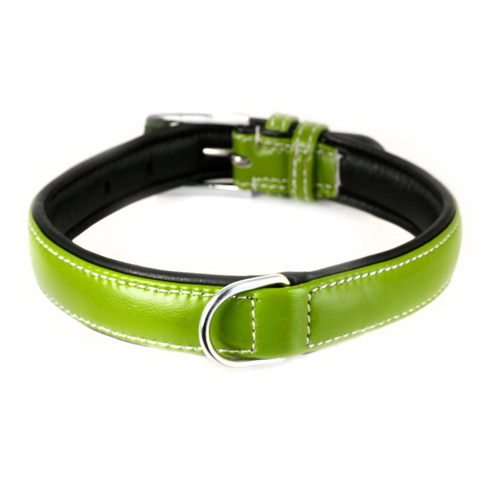 Monkimau Hunde-Halsband Hundehalsband aus Leder, Leder