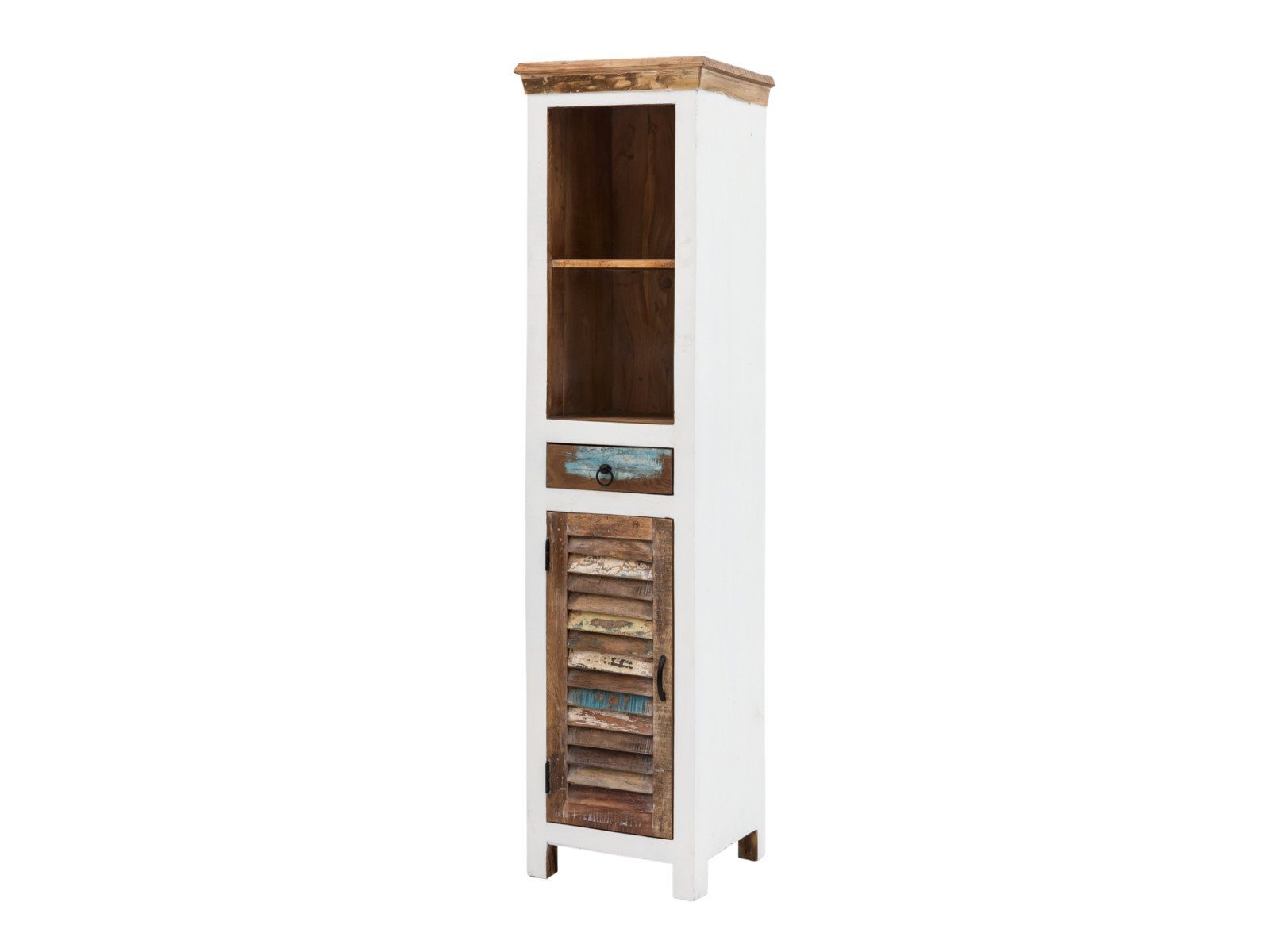 massivum Highboard Perth, Schmaker Wandschrank Landhausstil (1 St)
