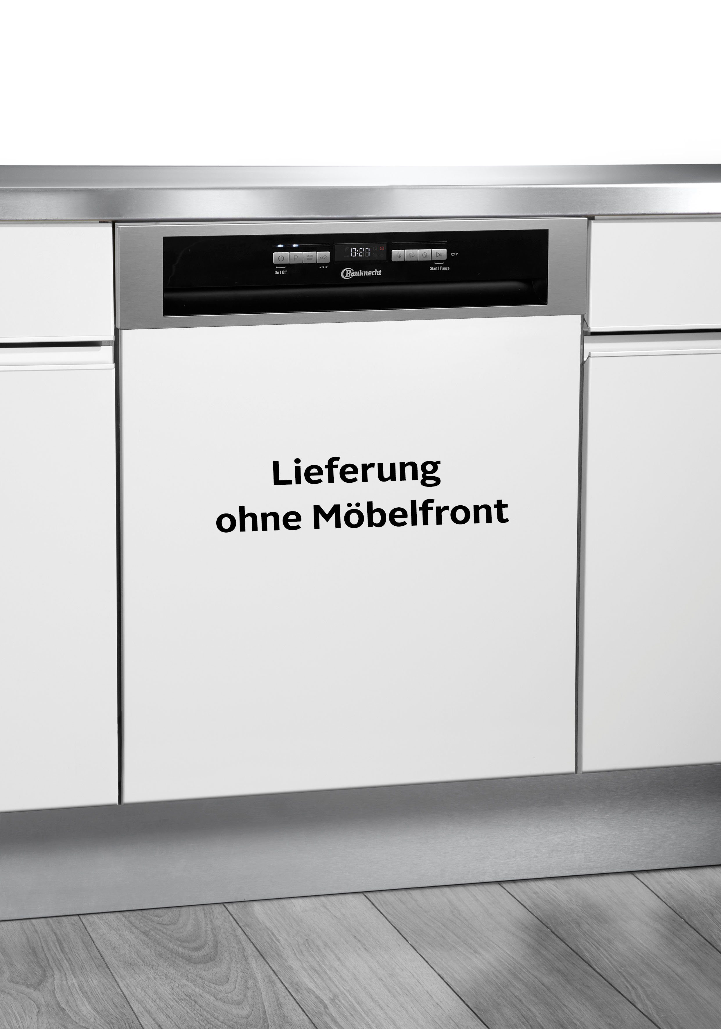 BAUKNECHT teilintegrierbarer Geschirrspüler OBBO POWERCLEAN 6330, 14 Maßgedecke