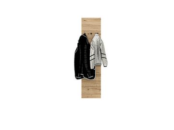 Marmex Möbel Wandgarderobe NEVIO 07 mit 3 Kleiderhaken für den Flur und Garderobe