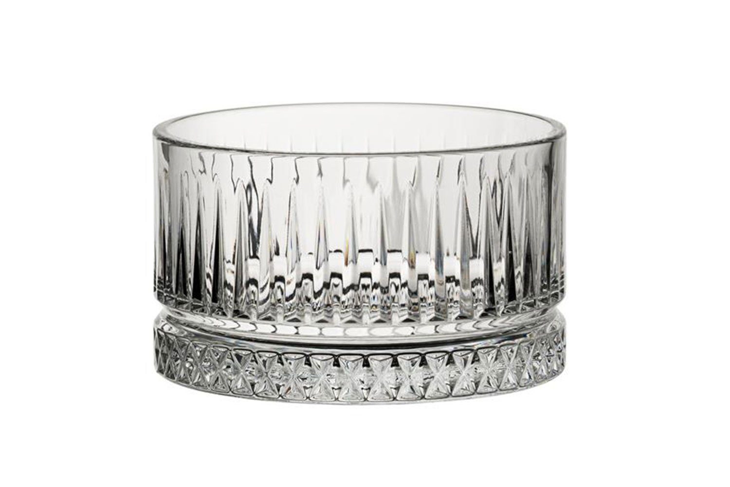 Pasabahce Snackschale Elysia, Glas, (Packung, 4-tlg), Glasschalen 4-er Set Cups, Glasschüsseln, Knaberschüsseln