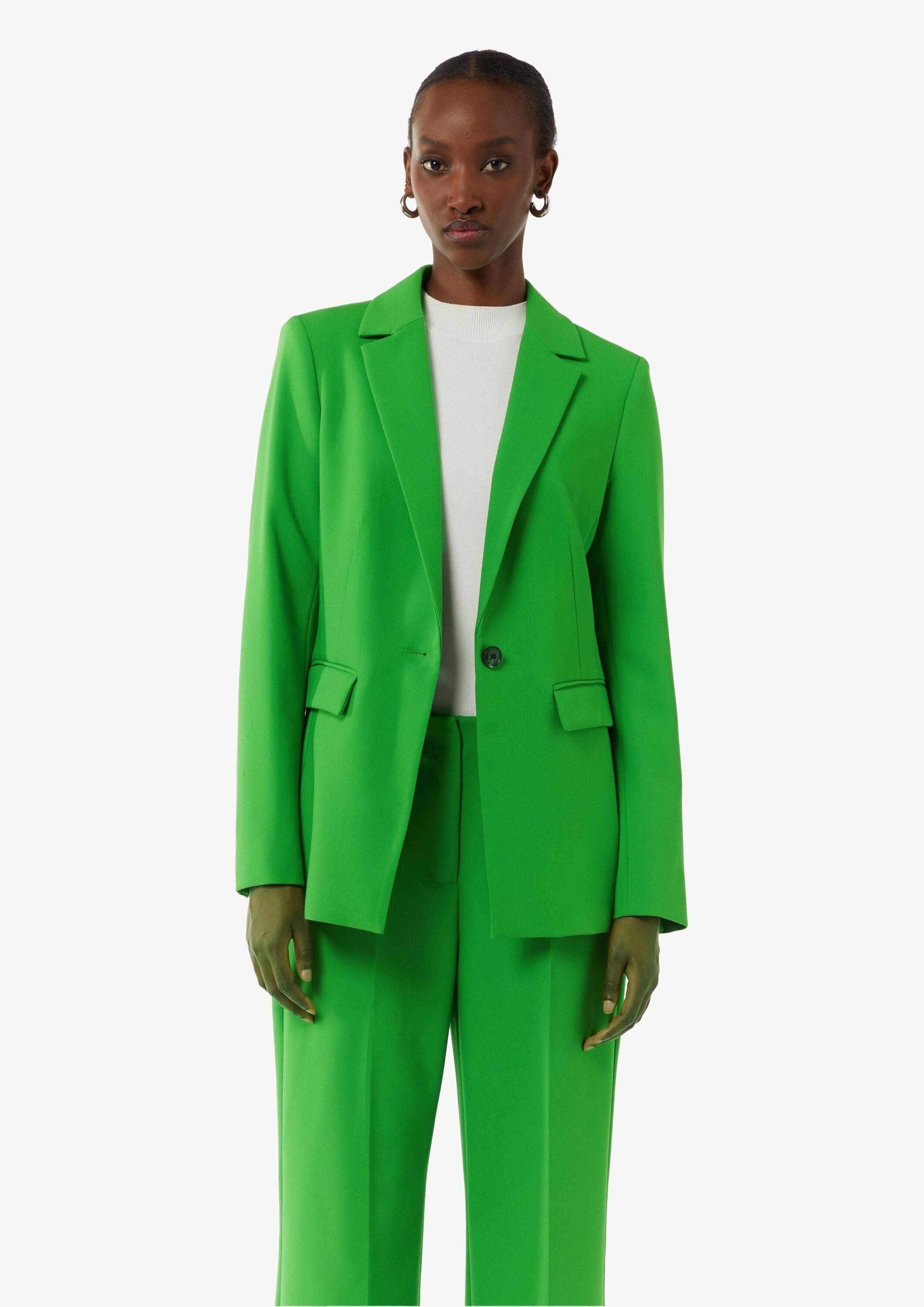 comma Jackenblazer Indoor-Blazer Taillierter Blazer mit Pattentaschen günstig online kaufen